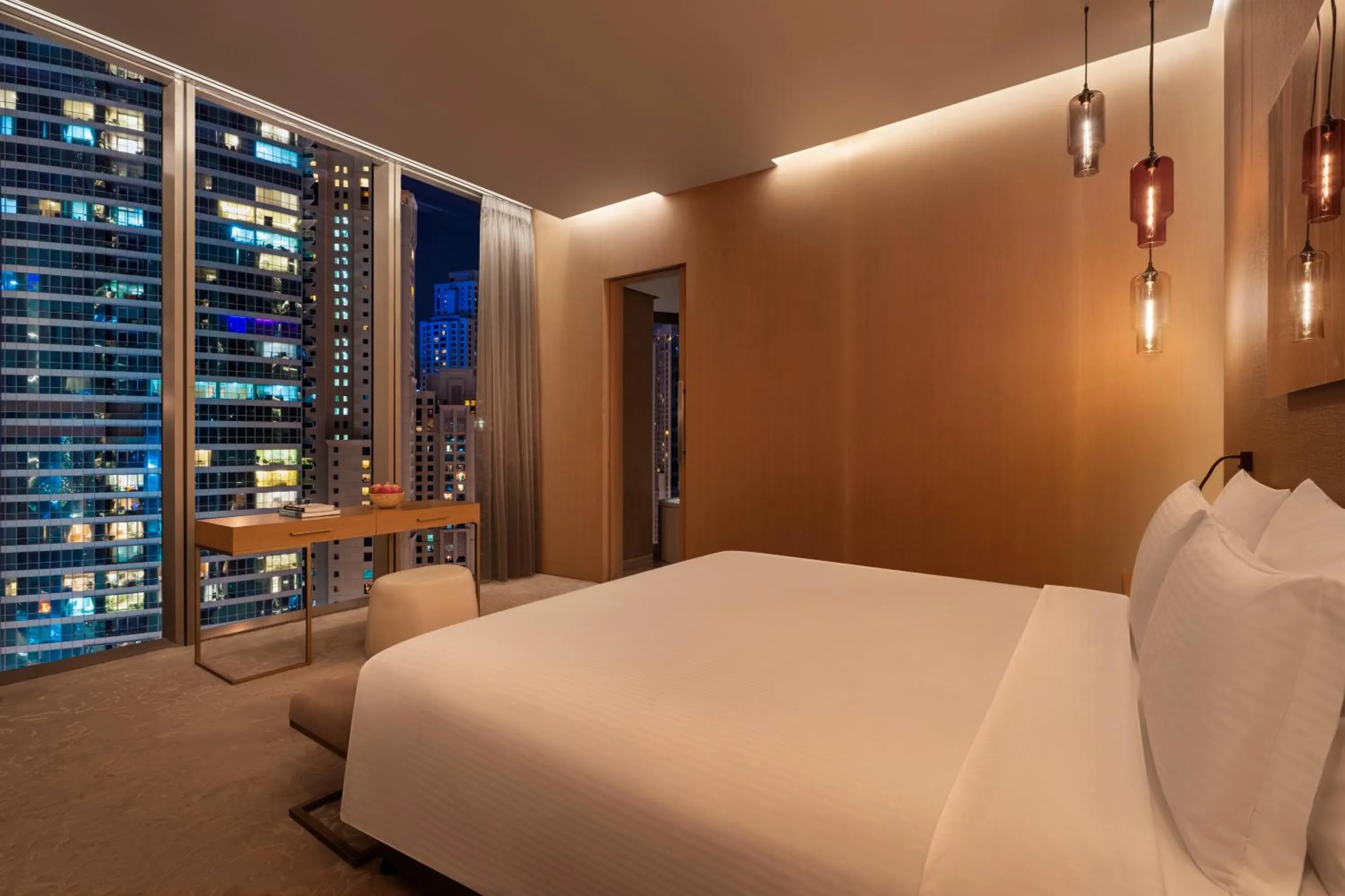 Bed in Rixos Premium Dubai JBR