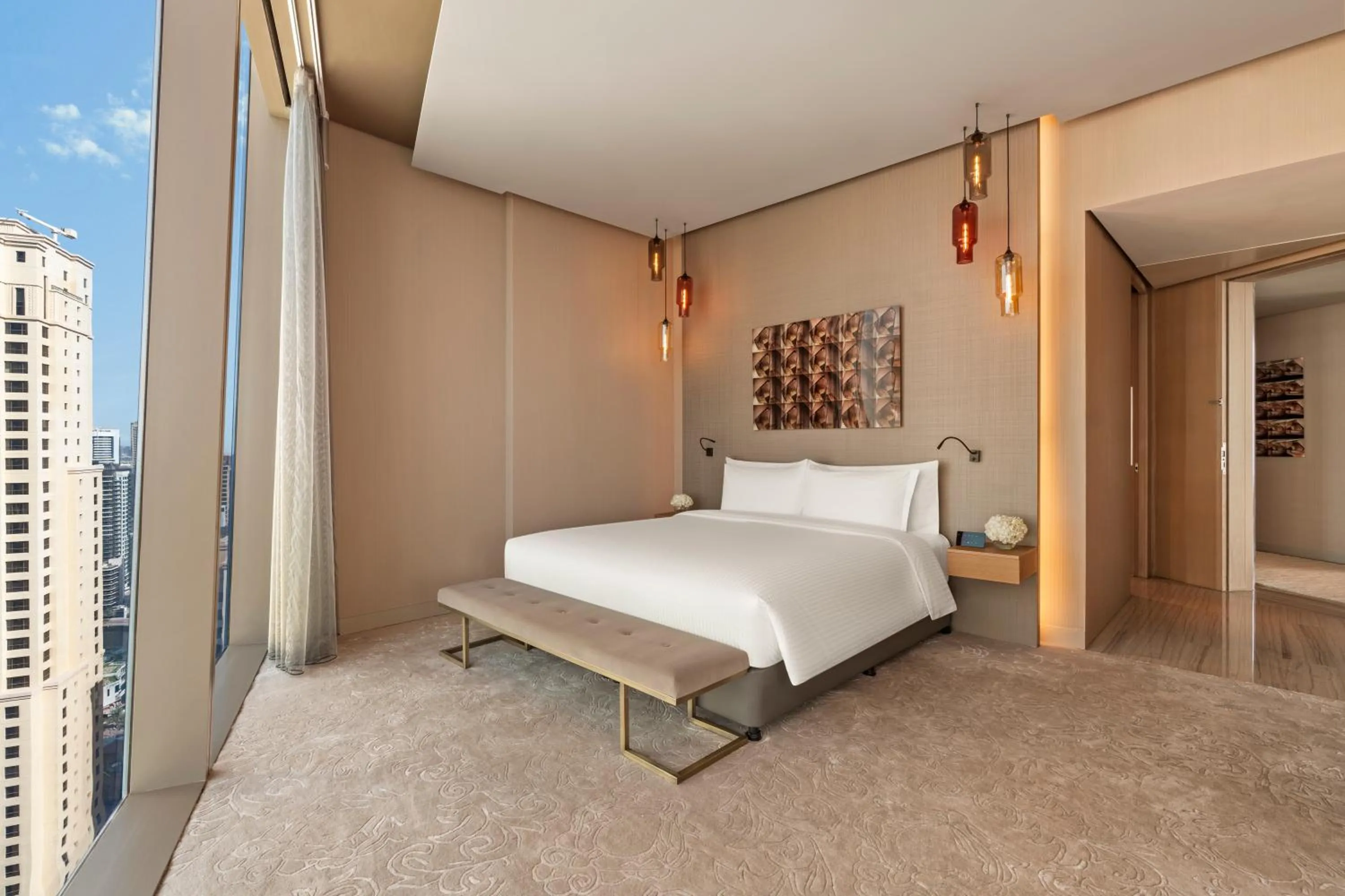 Bed in Rixos Premium Dubai JBR