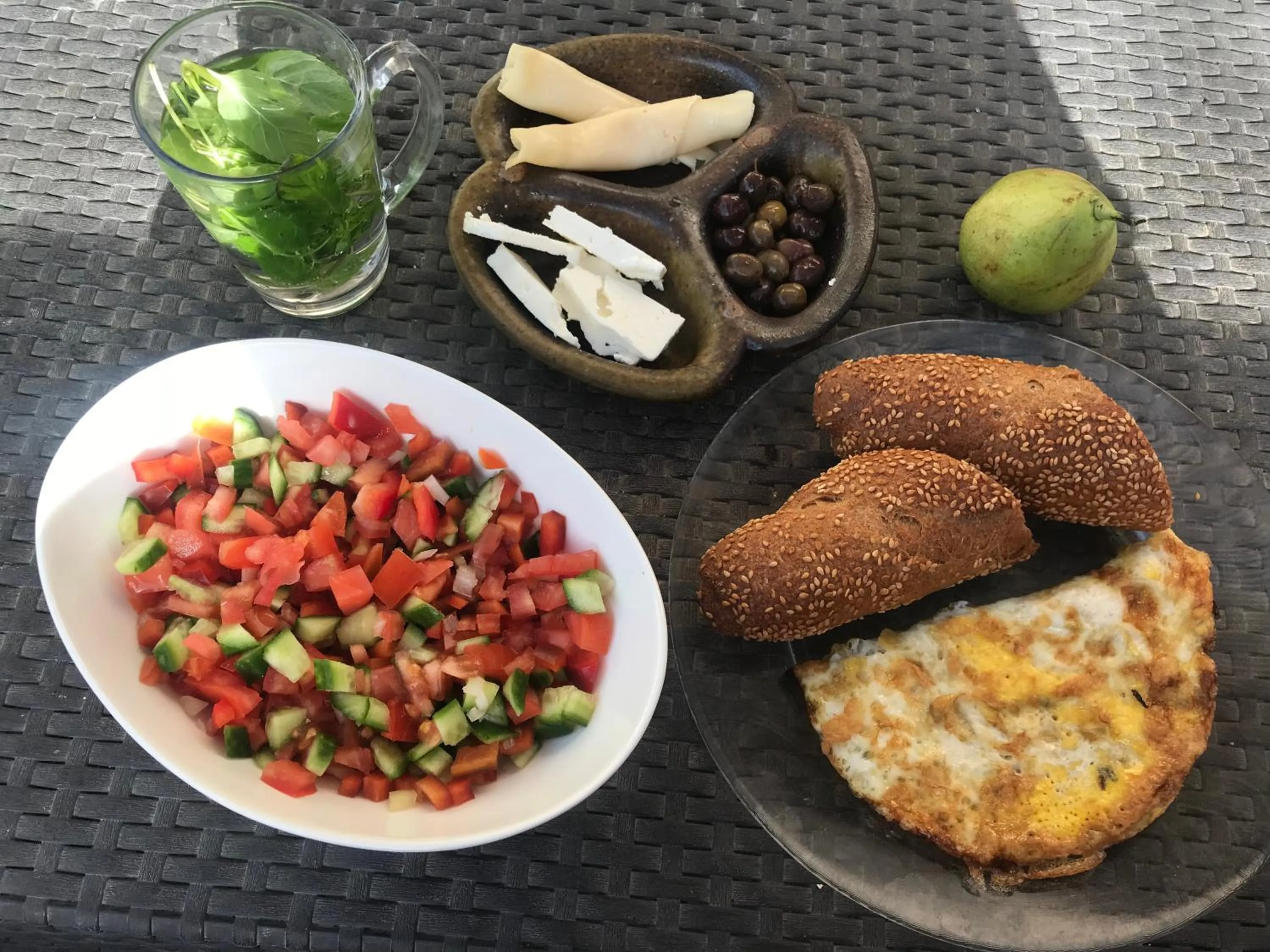 Food close-up in Myrtle the Turtle Guesthouse