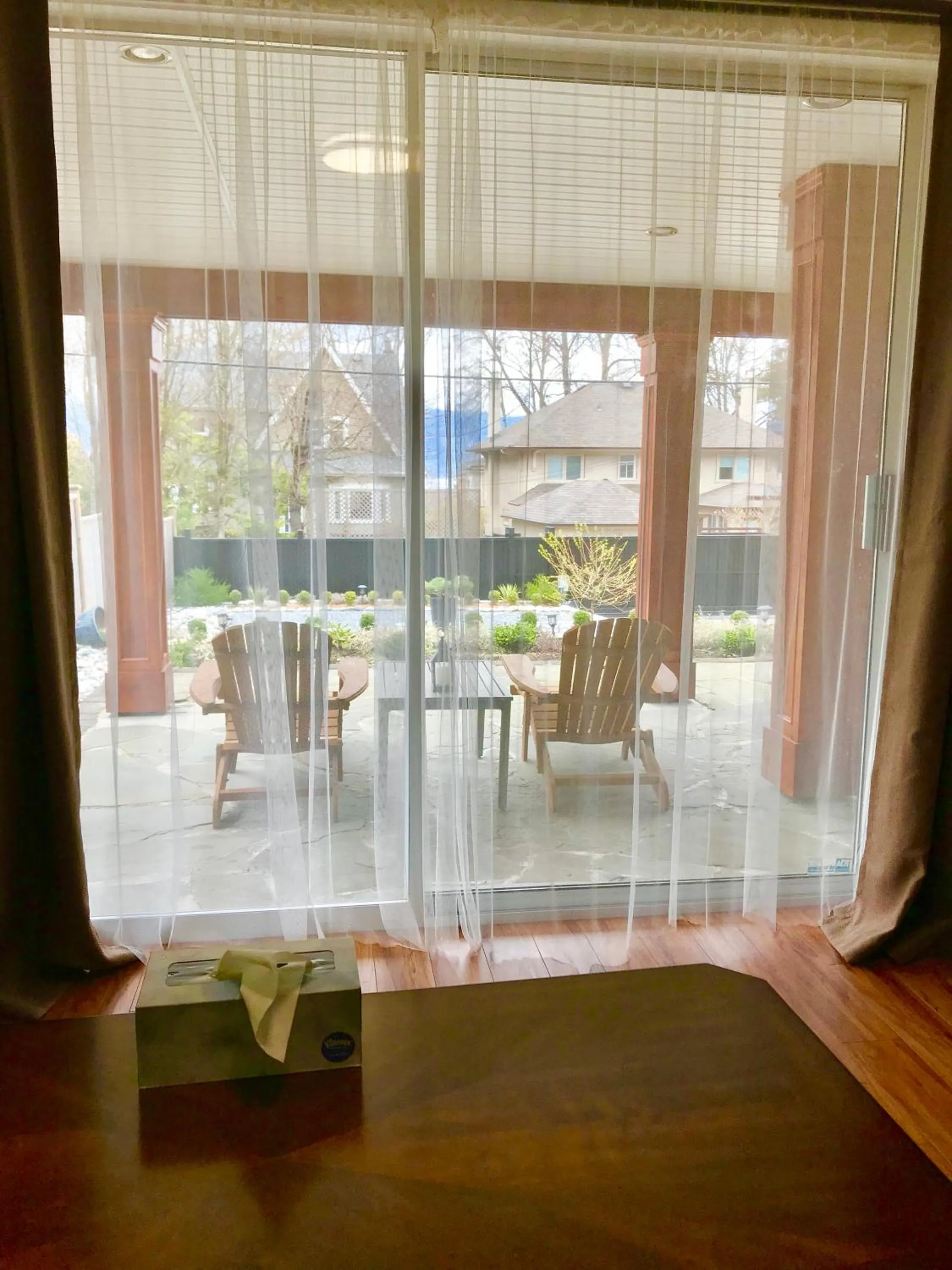 Garden view in Bay View House