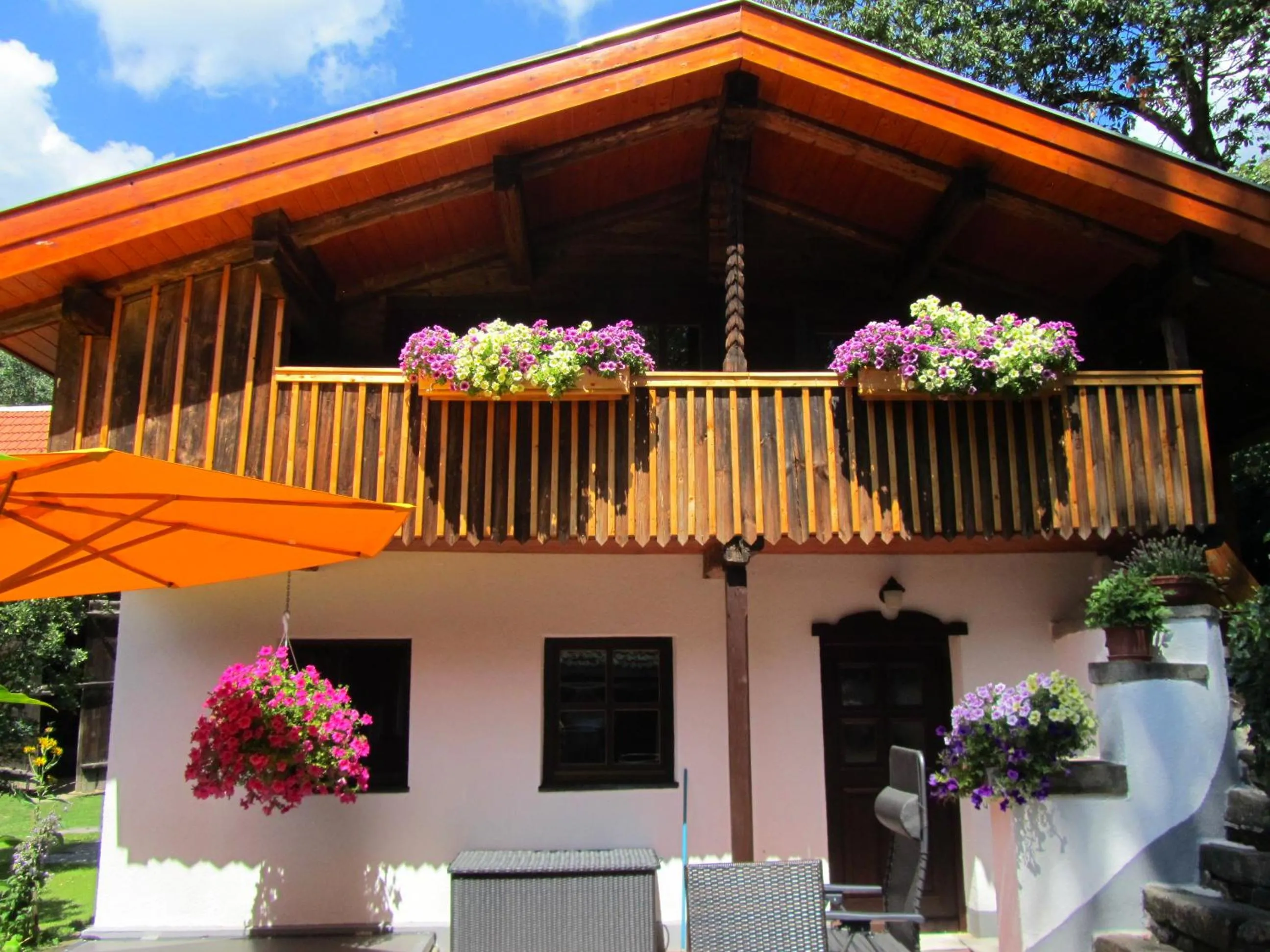 Balcony/Terrace in Ferienhaus Zopfhäusl