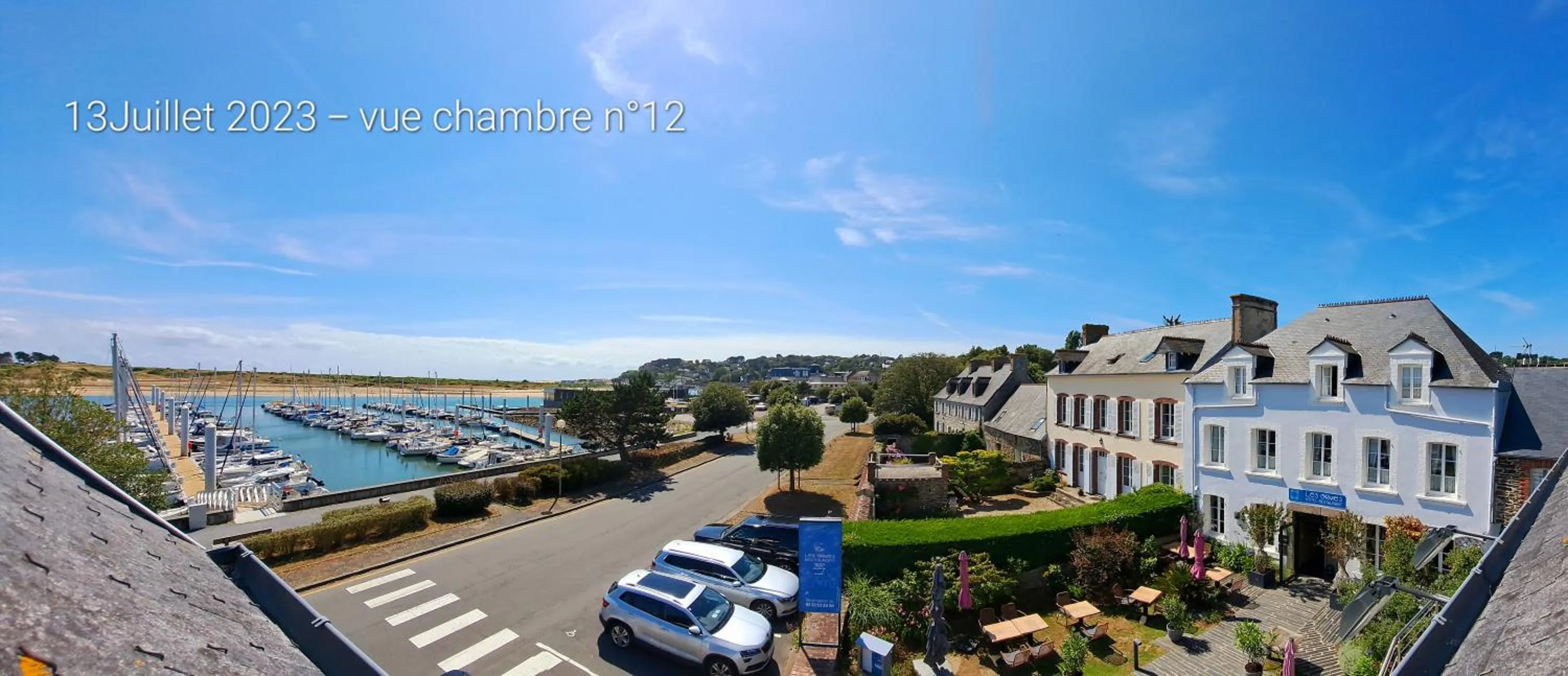Sea view in Hôtel Traiteur Les Ormes, The Originals Relais