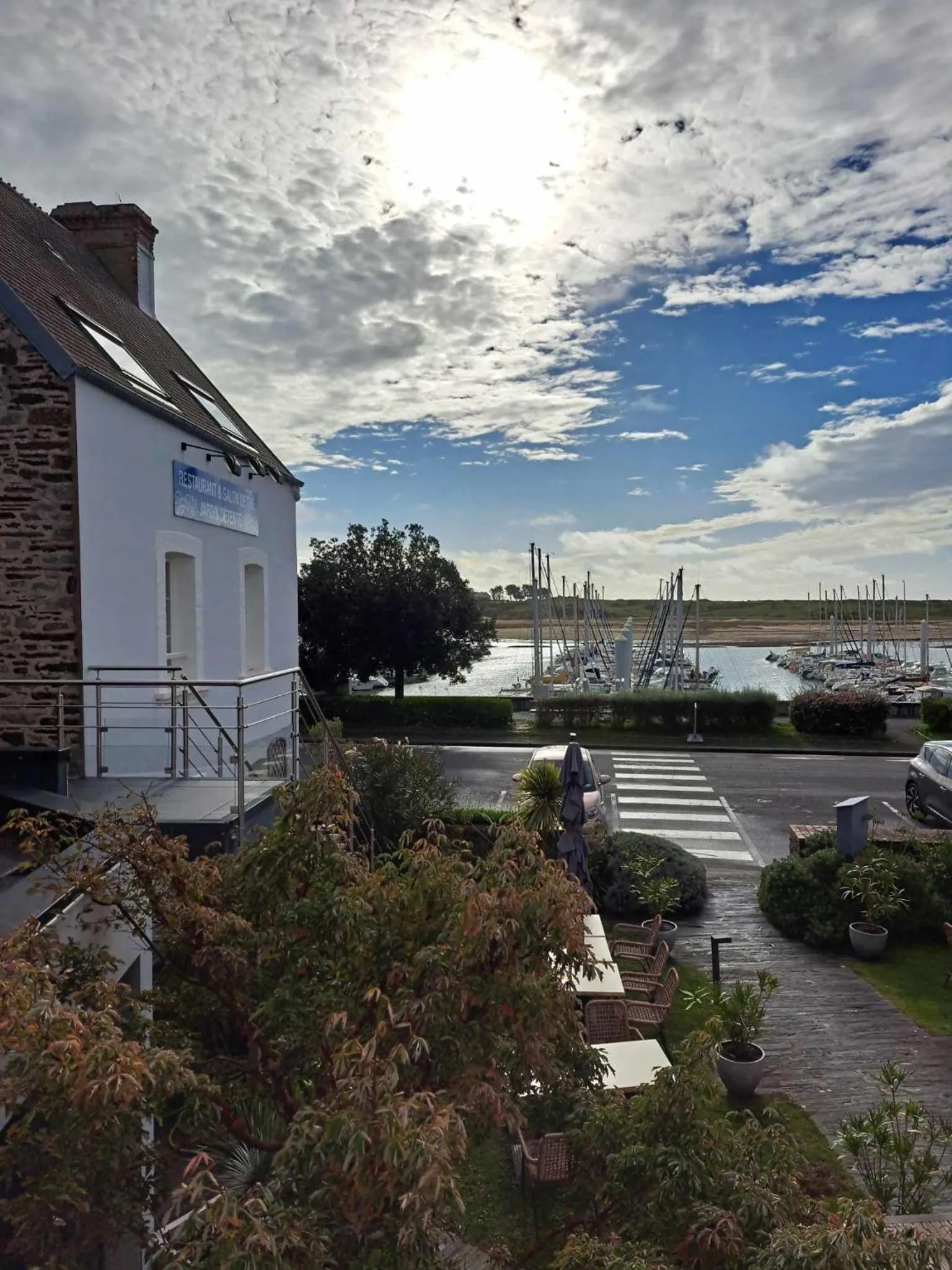 Sea view in Hôtel Traiteur Les Ormes, The Originals Relais