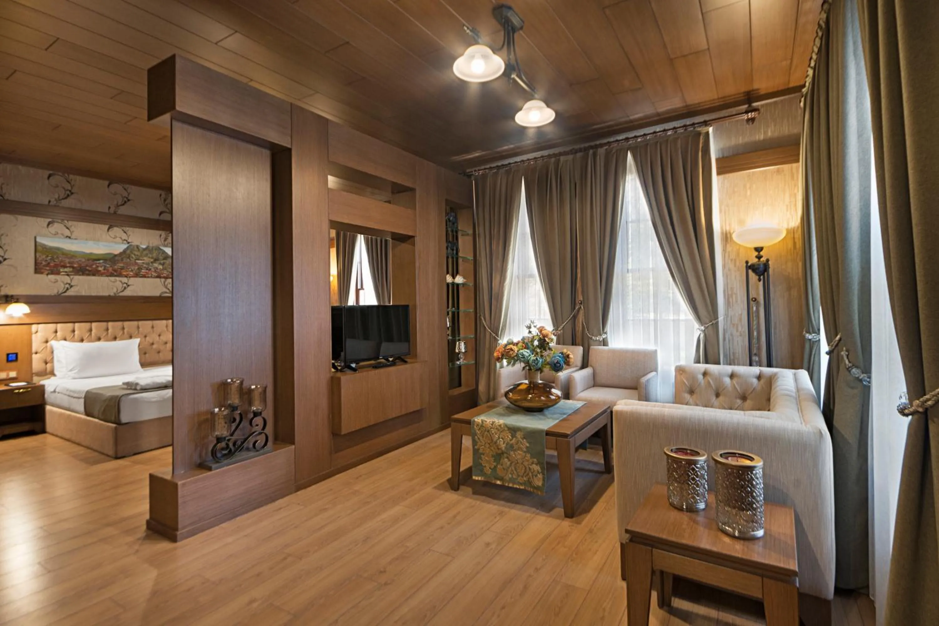 Bed in Sarıkonak Boutique & Spa Hotel Amasya