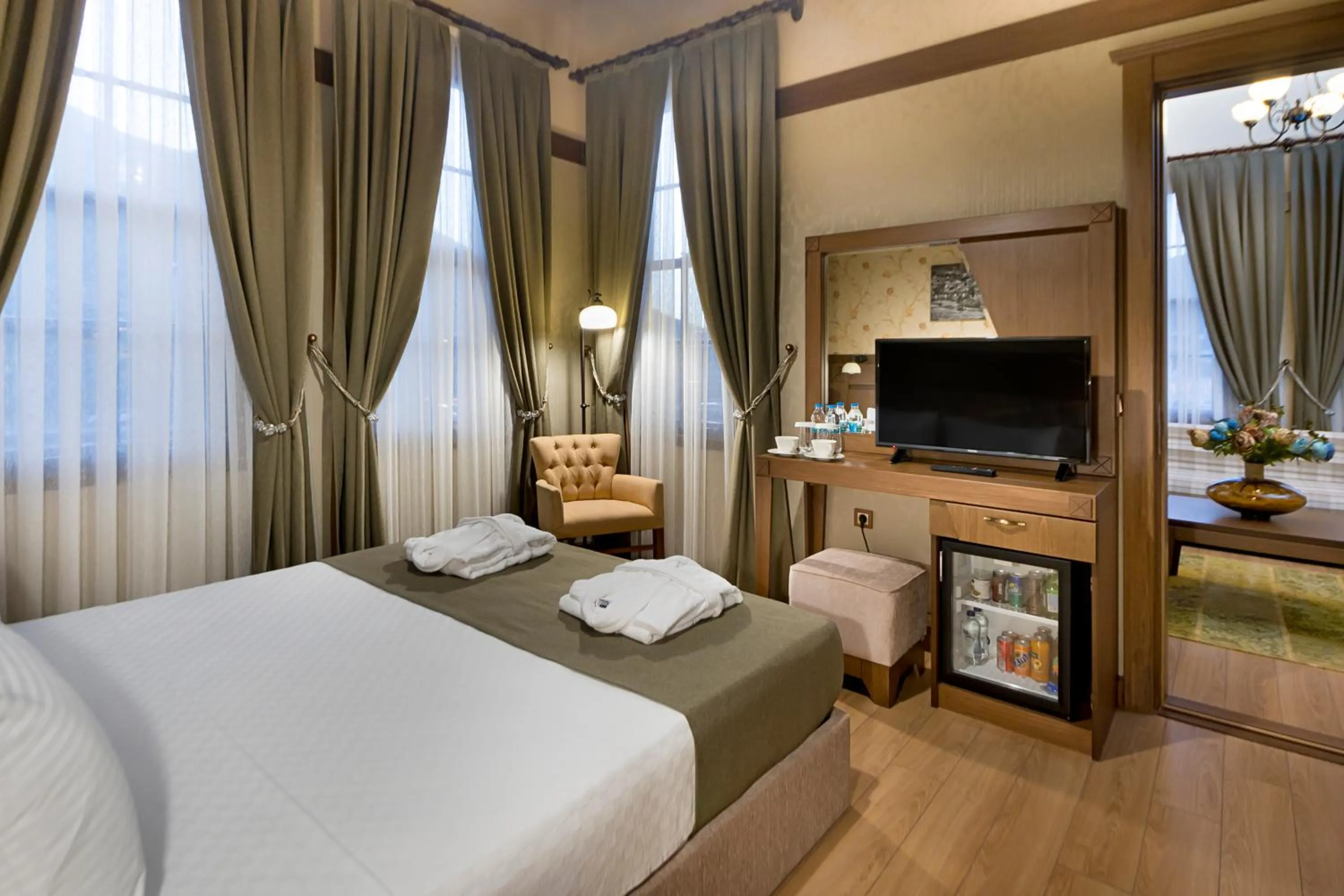 Bed in Sarıkonak Boutique & Spa Hotel Amasya