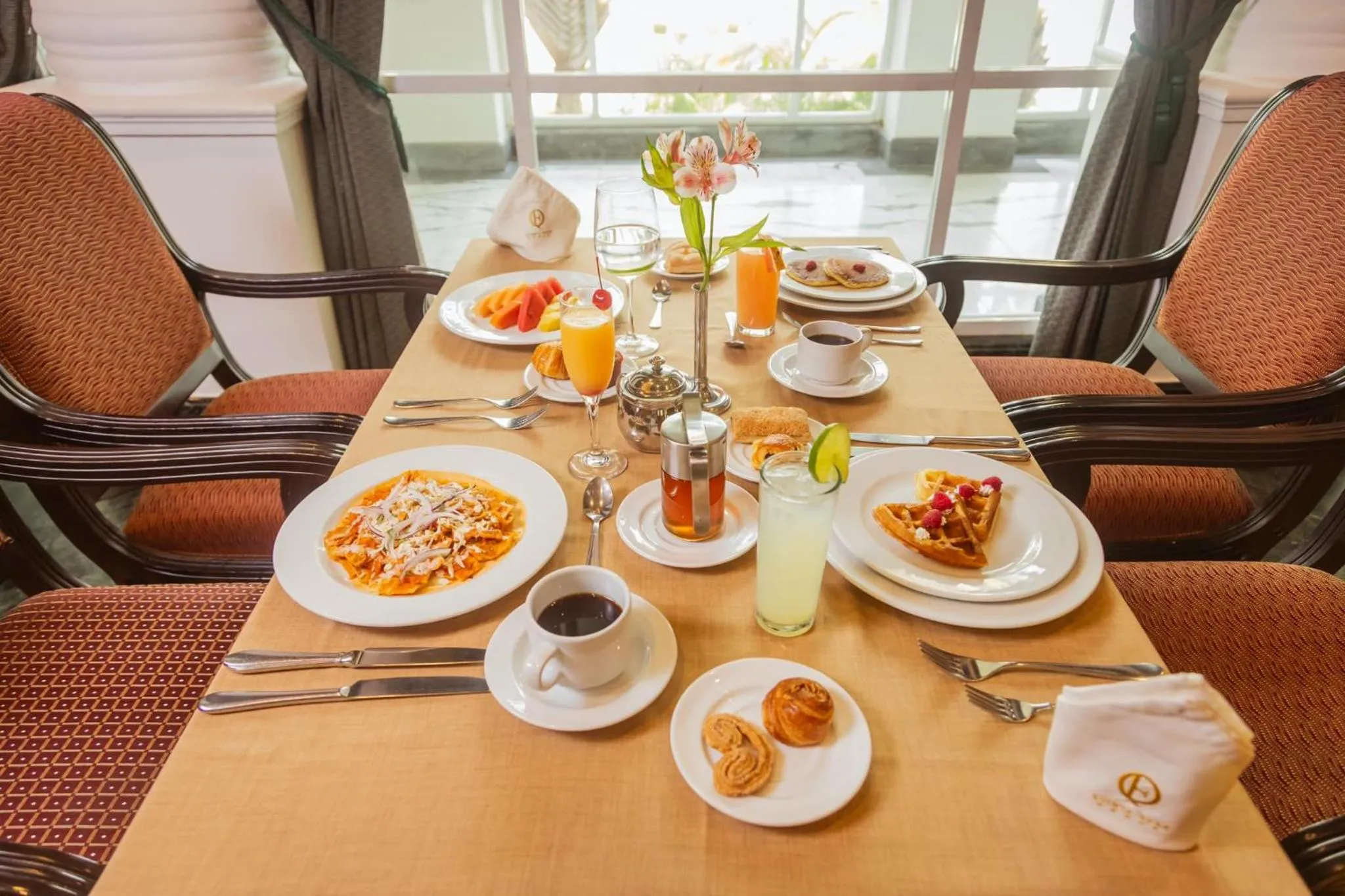 Breakfast in Quinta Edén Villahermosa