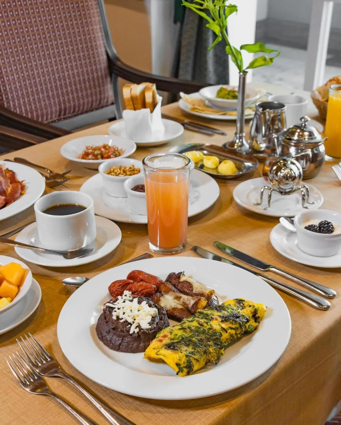 Breakfast in Quinta Edén Villahermosa