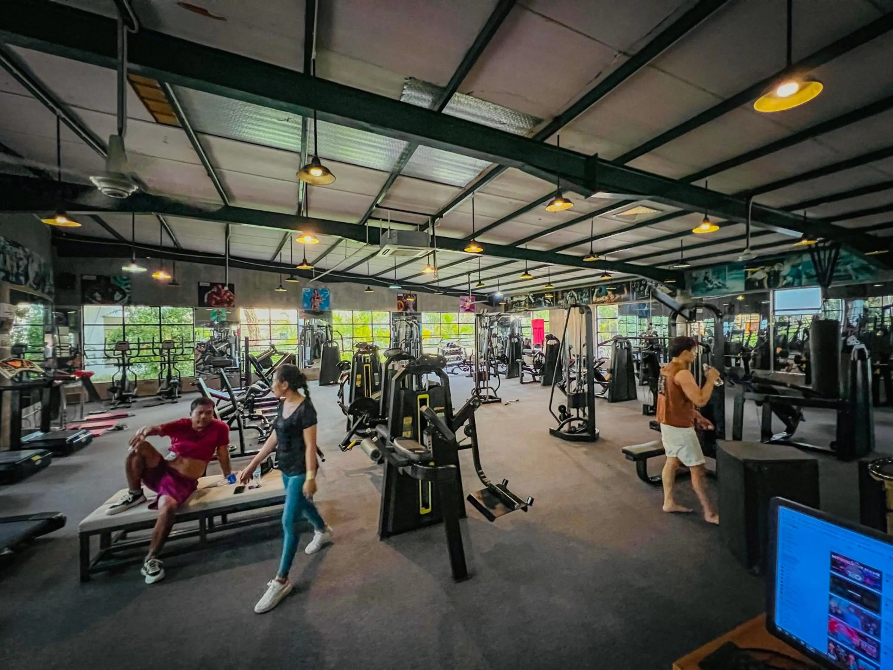 Fitness centre/facilities in Shanghai Resort