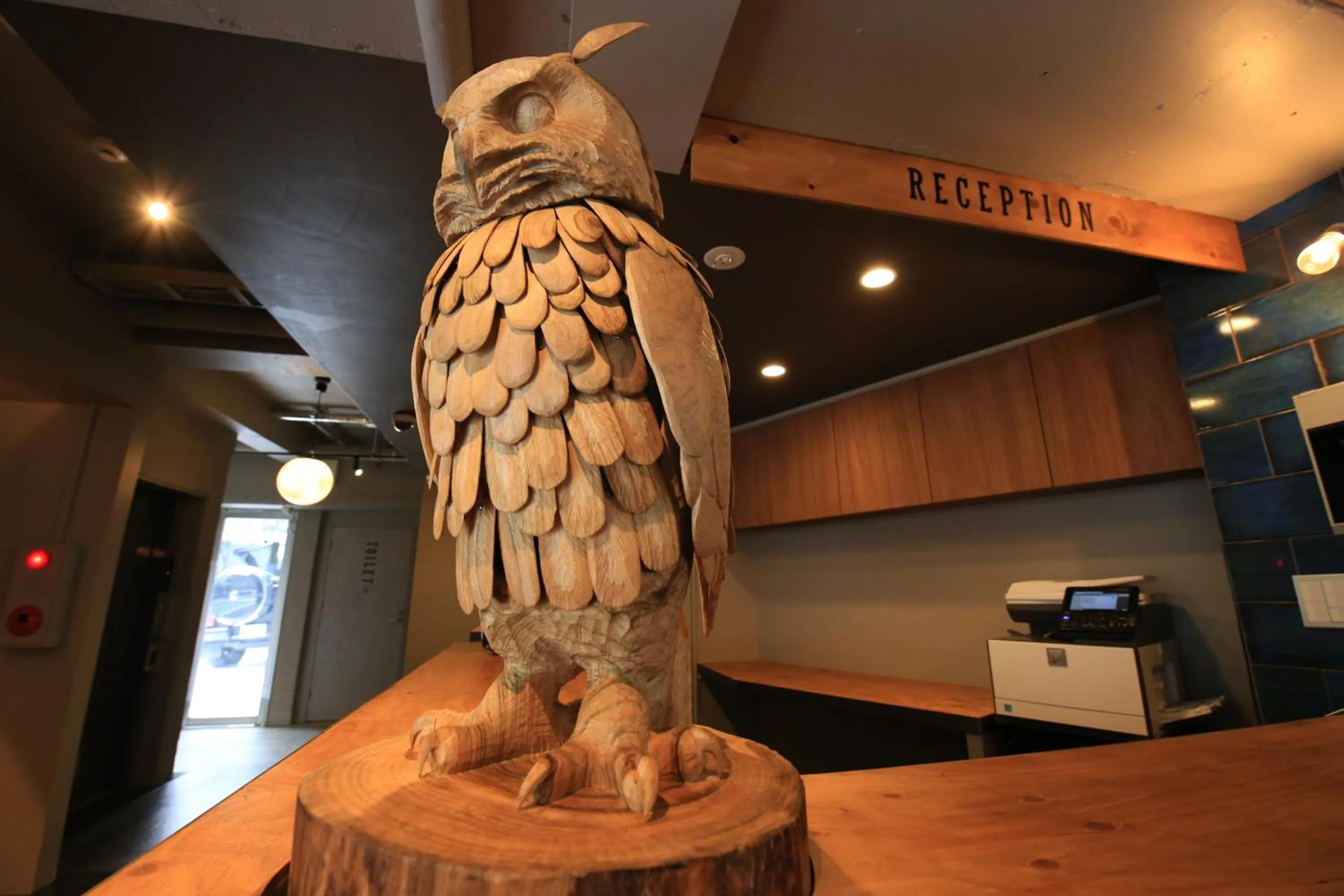 Lobby or reception in Wise Owl Hostels Shibuya