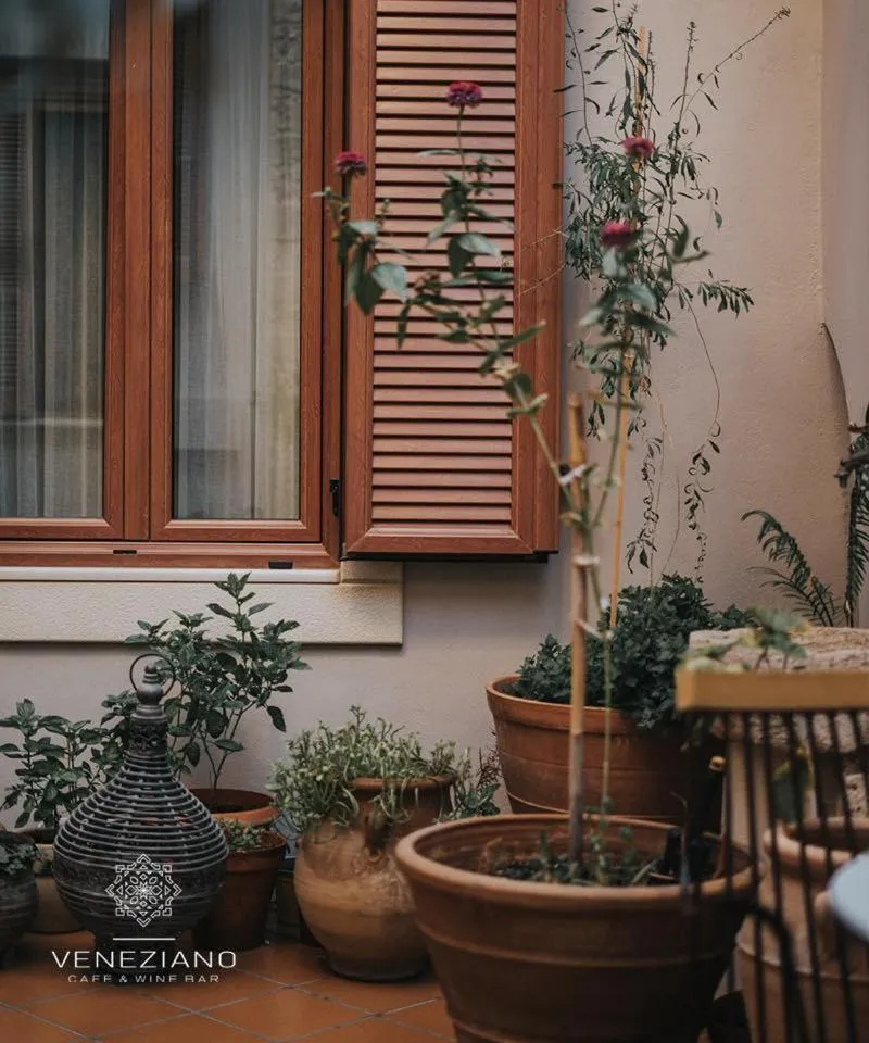Inner courtyard view in Veneziano Boutique Hotel