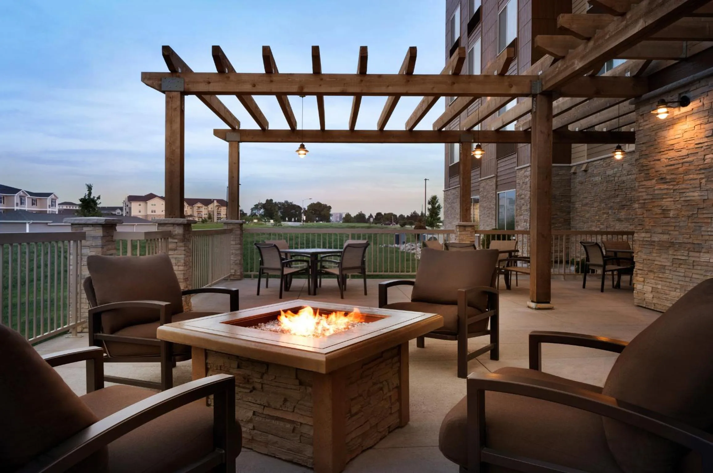 Patio in Country Inn & Suites by Radisson, Indianola, IA
