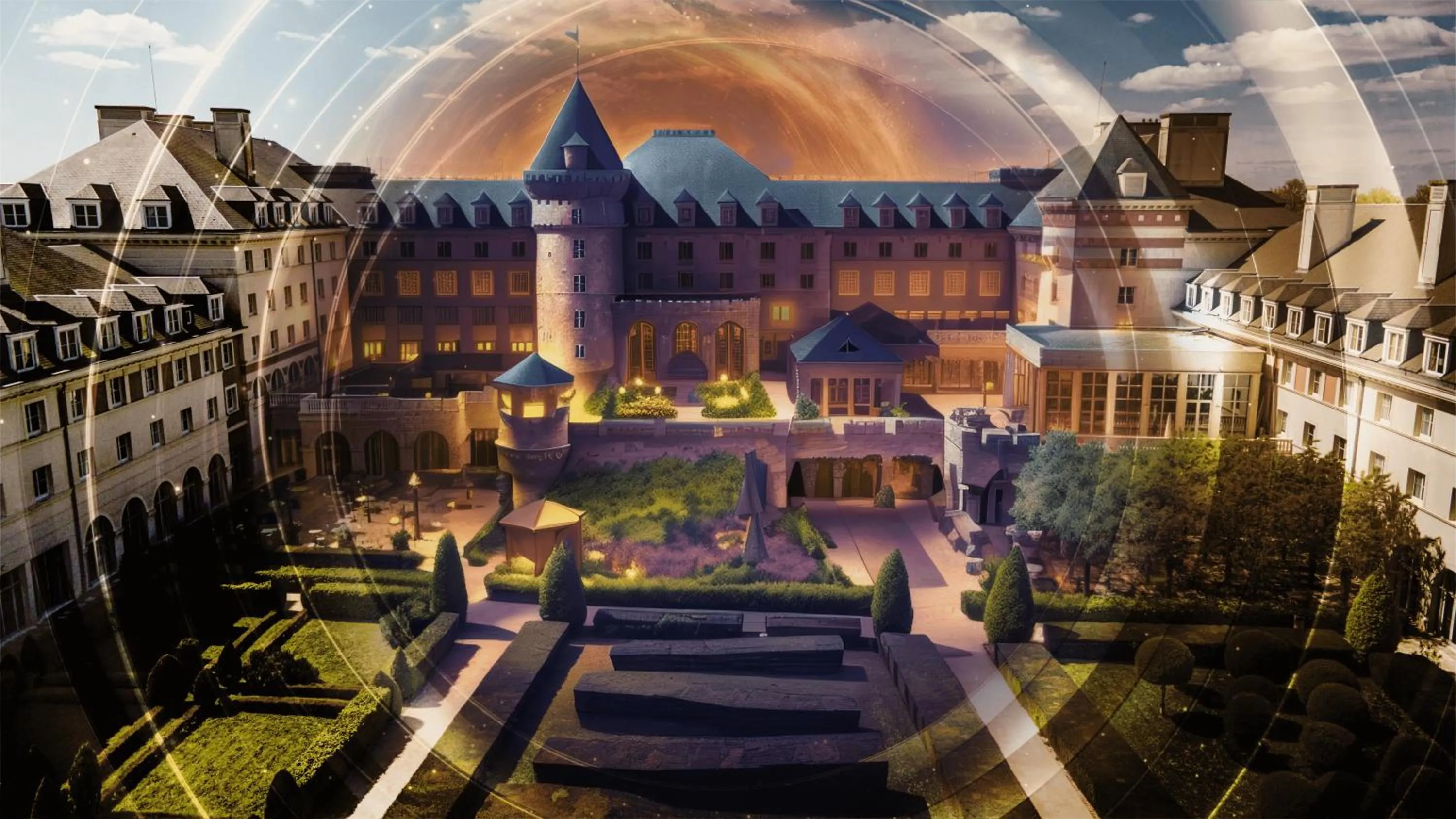 Property building in Dream Castle Hotel Marne La Vallee