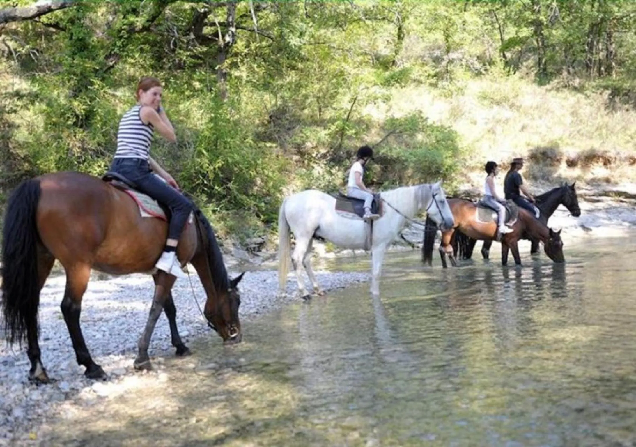 Horse-riding in Le Rieufroid