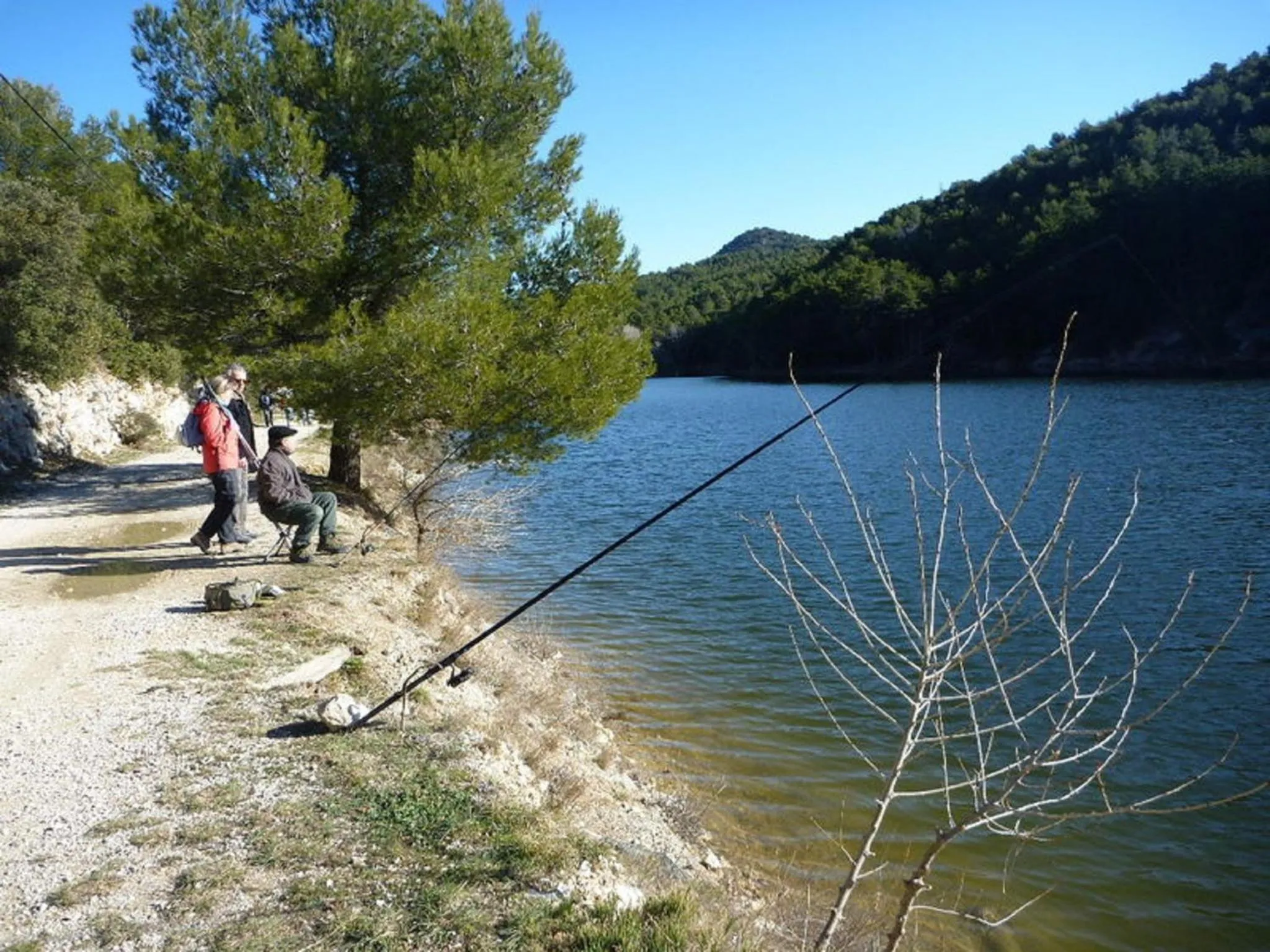 Fishing in Le Rieufroid