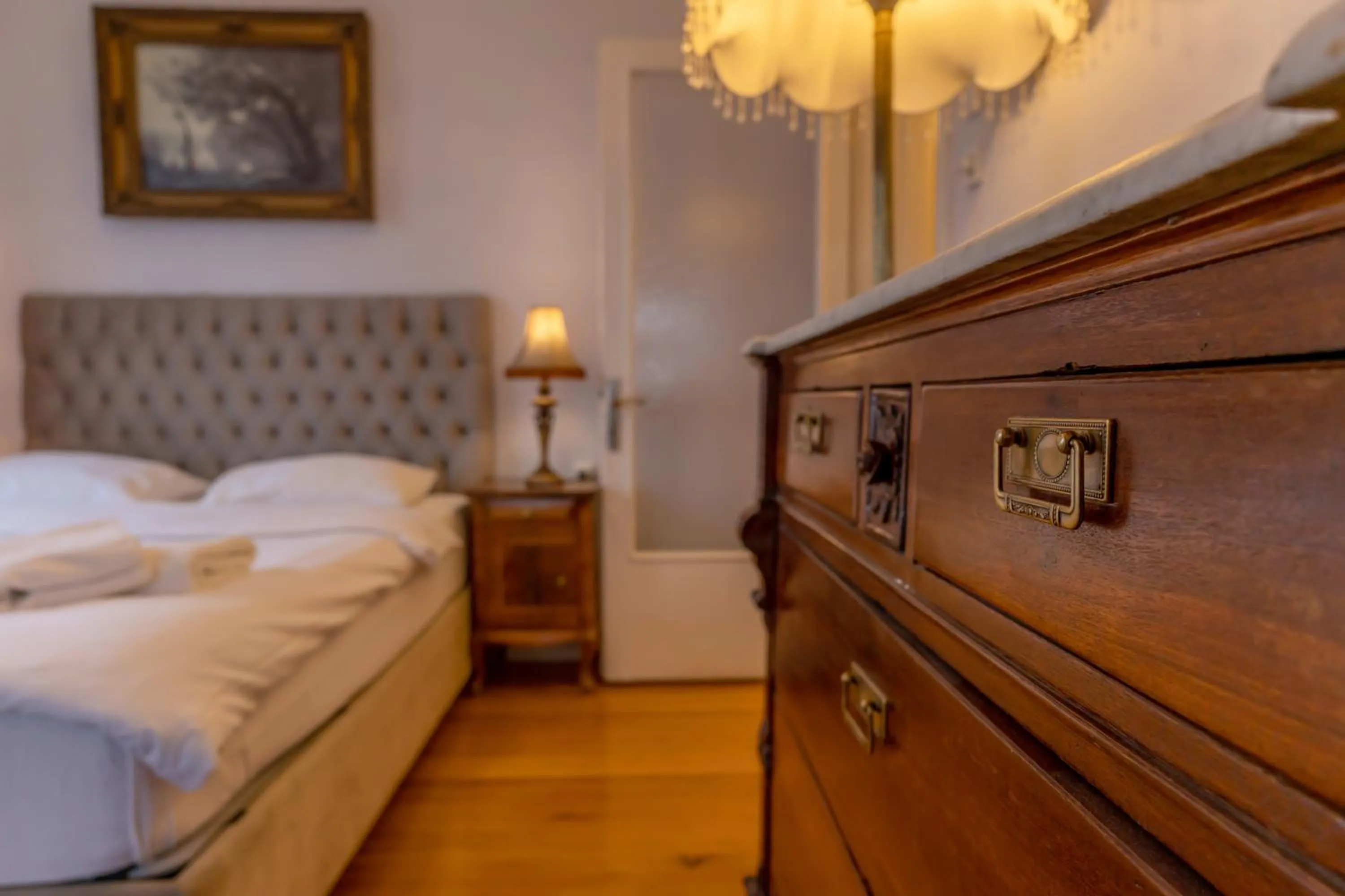 Decorative detail, Bed in Büyük Konak İzmir