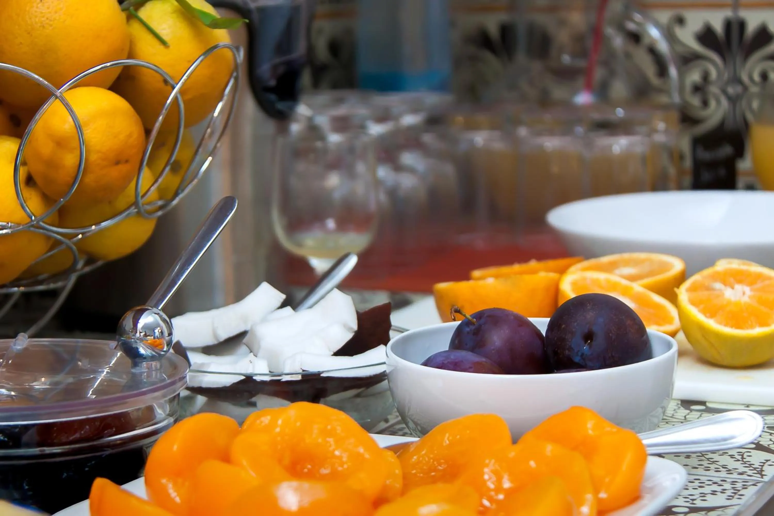 Continental breakfast in Palazzo Starace