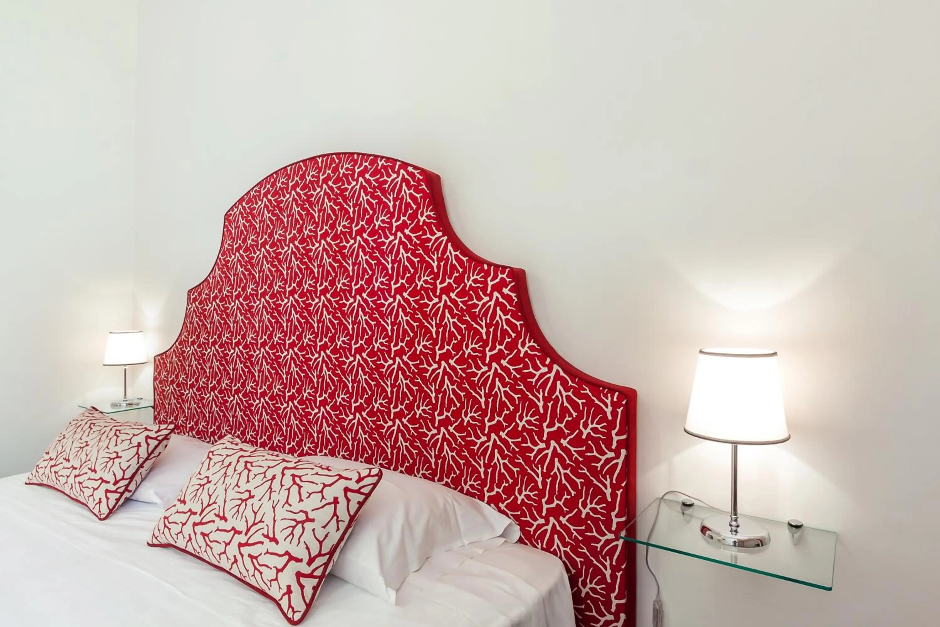 Decorative detail, Bed in Palazzo Starace