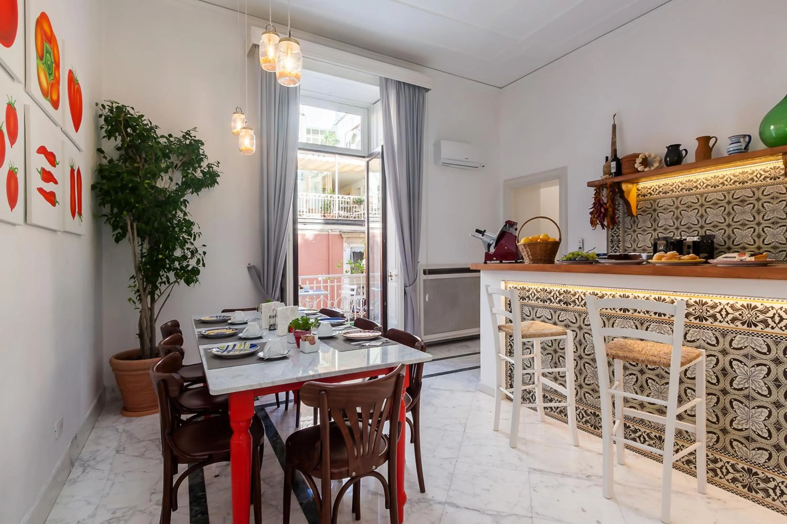 Continental breakfast in Palazzo Starace