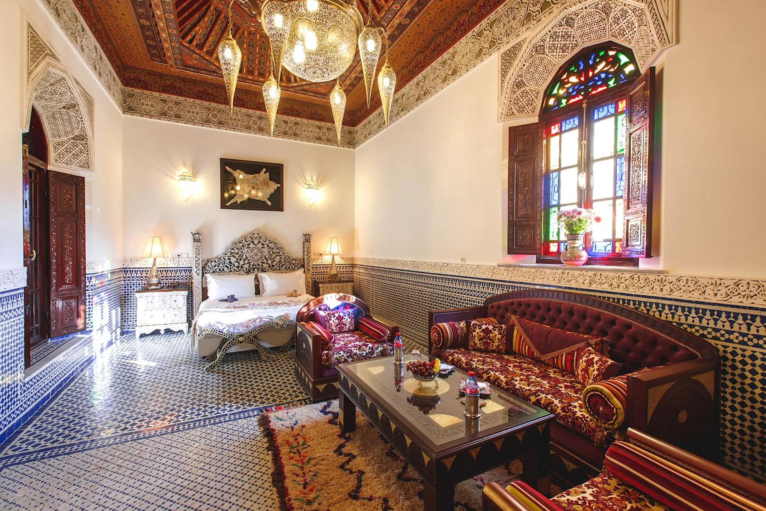 Bedroom in Riad Fes Maya Suite & Spa