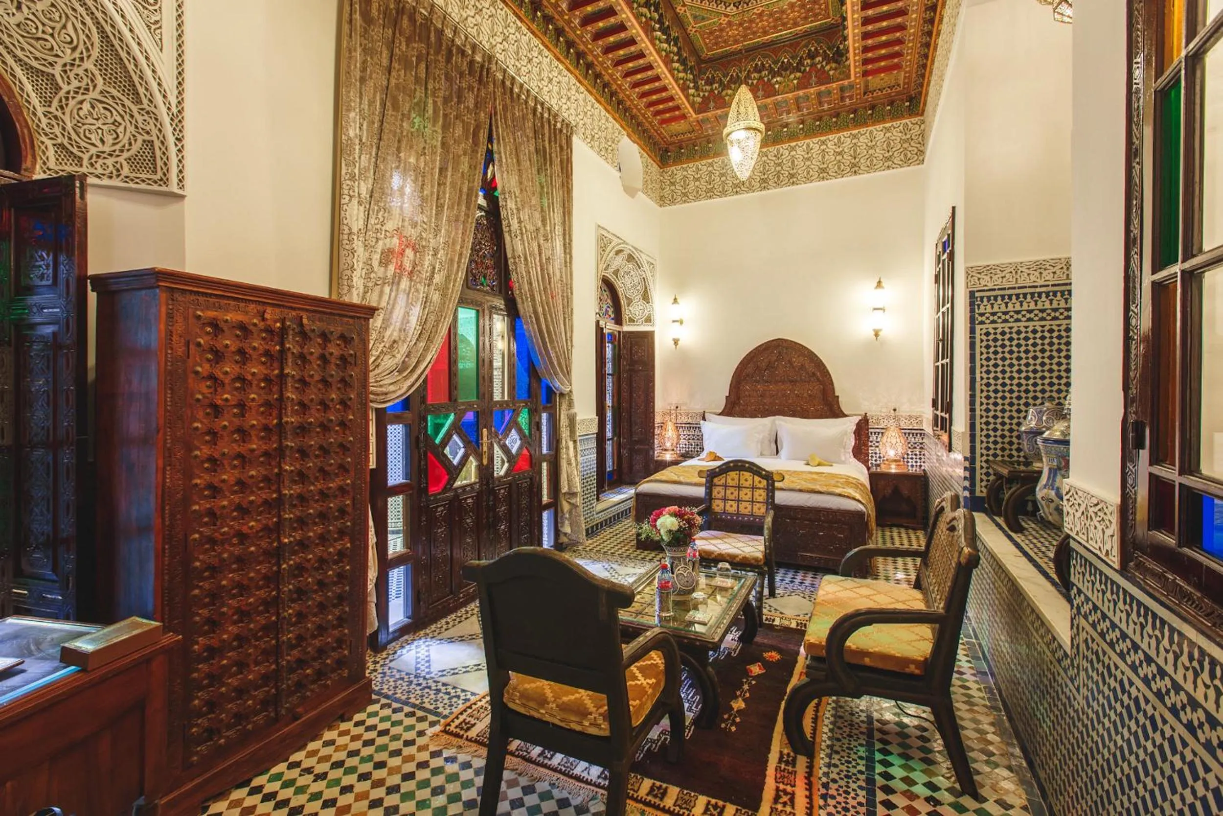 Bedroom in Riad Fes Maya Suite & Spa