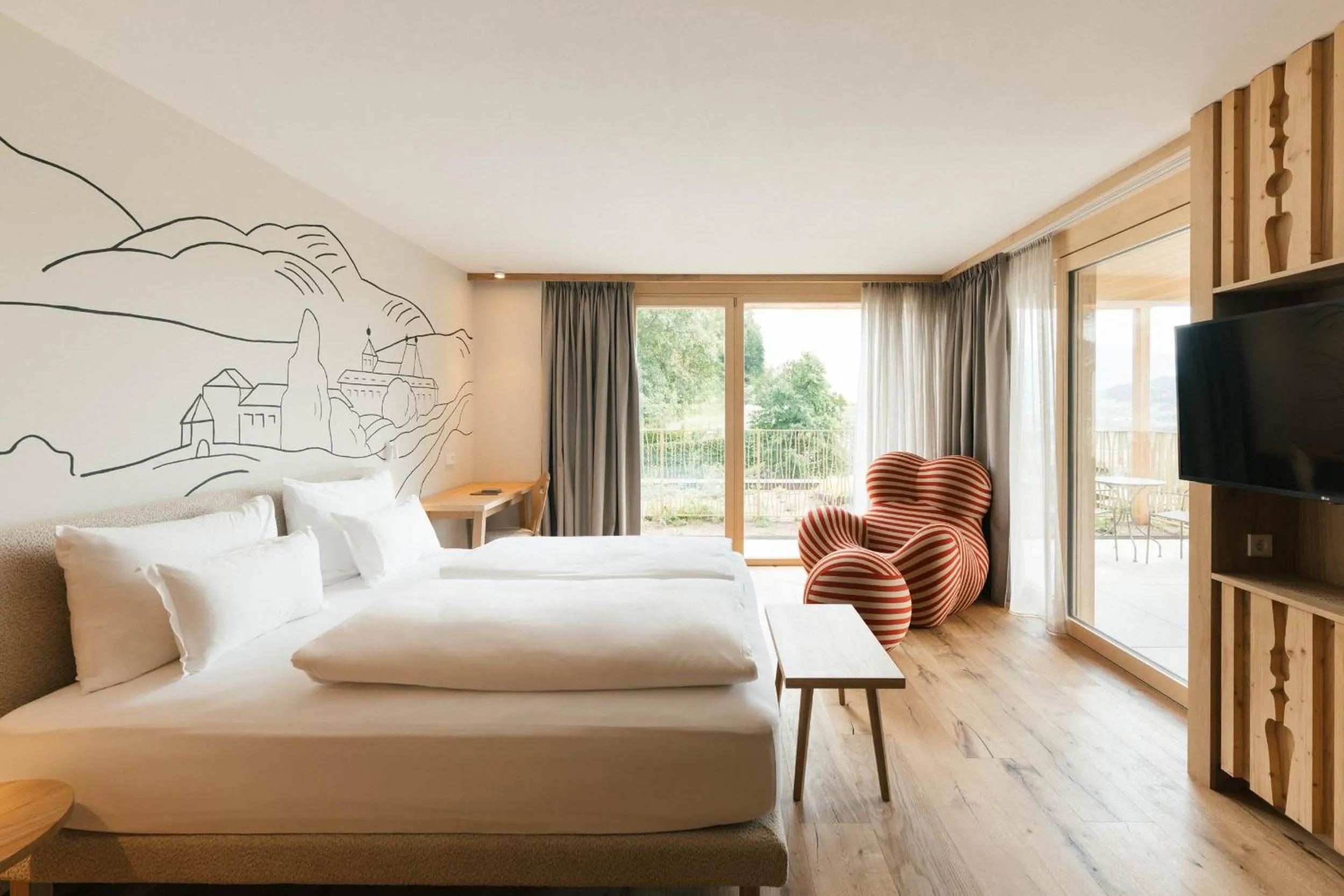 Photo of the whole room, Bed in Boutique Hotel Pachers