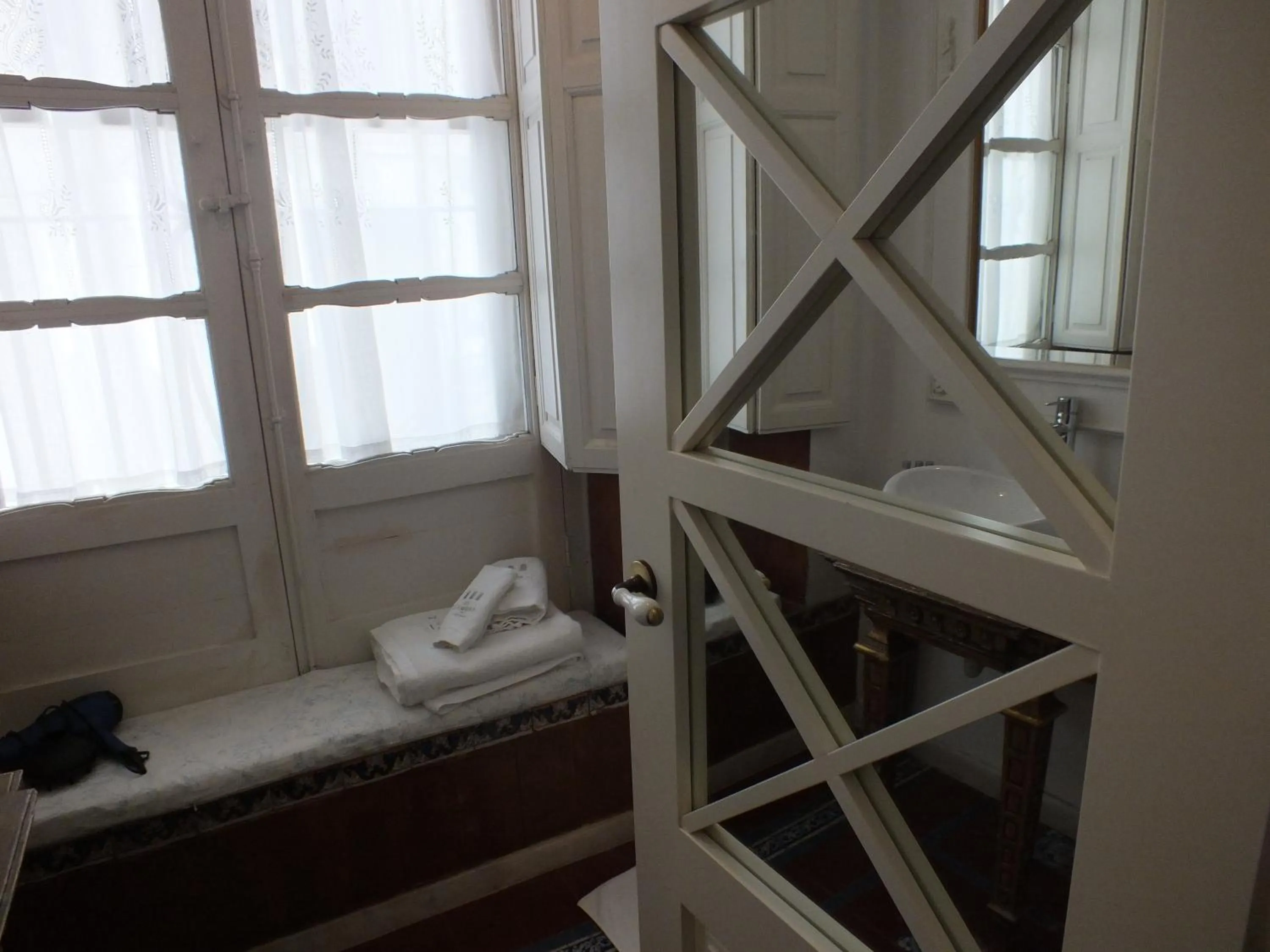 Bathroom, Bed in Casa Palacio VillaZambra
