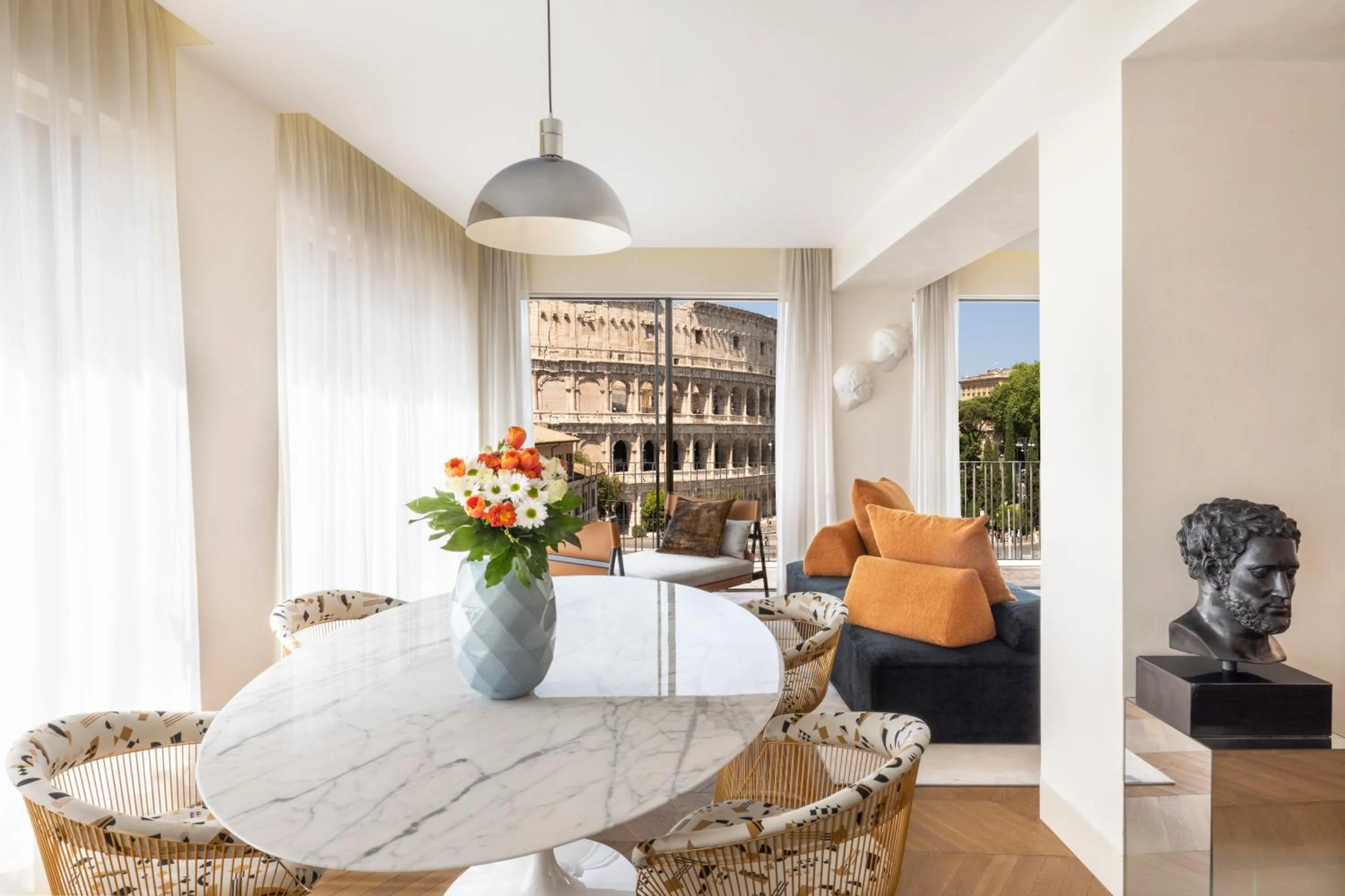 Living room in Hotel Palazzo Manfredi – Small Luxury Hotels of the World