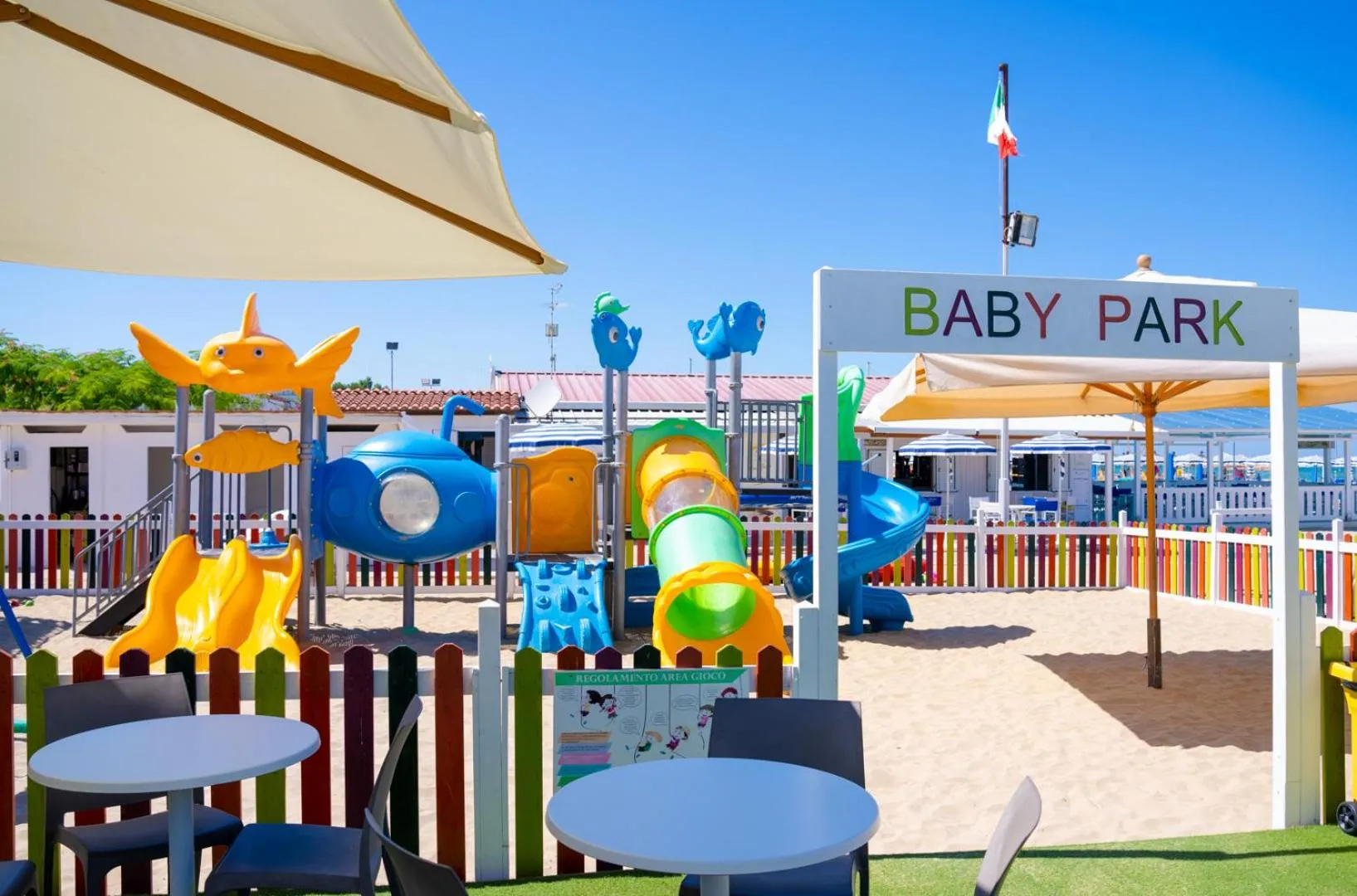 Children play ground in Hotel Abruzzo Marina