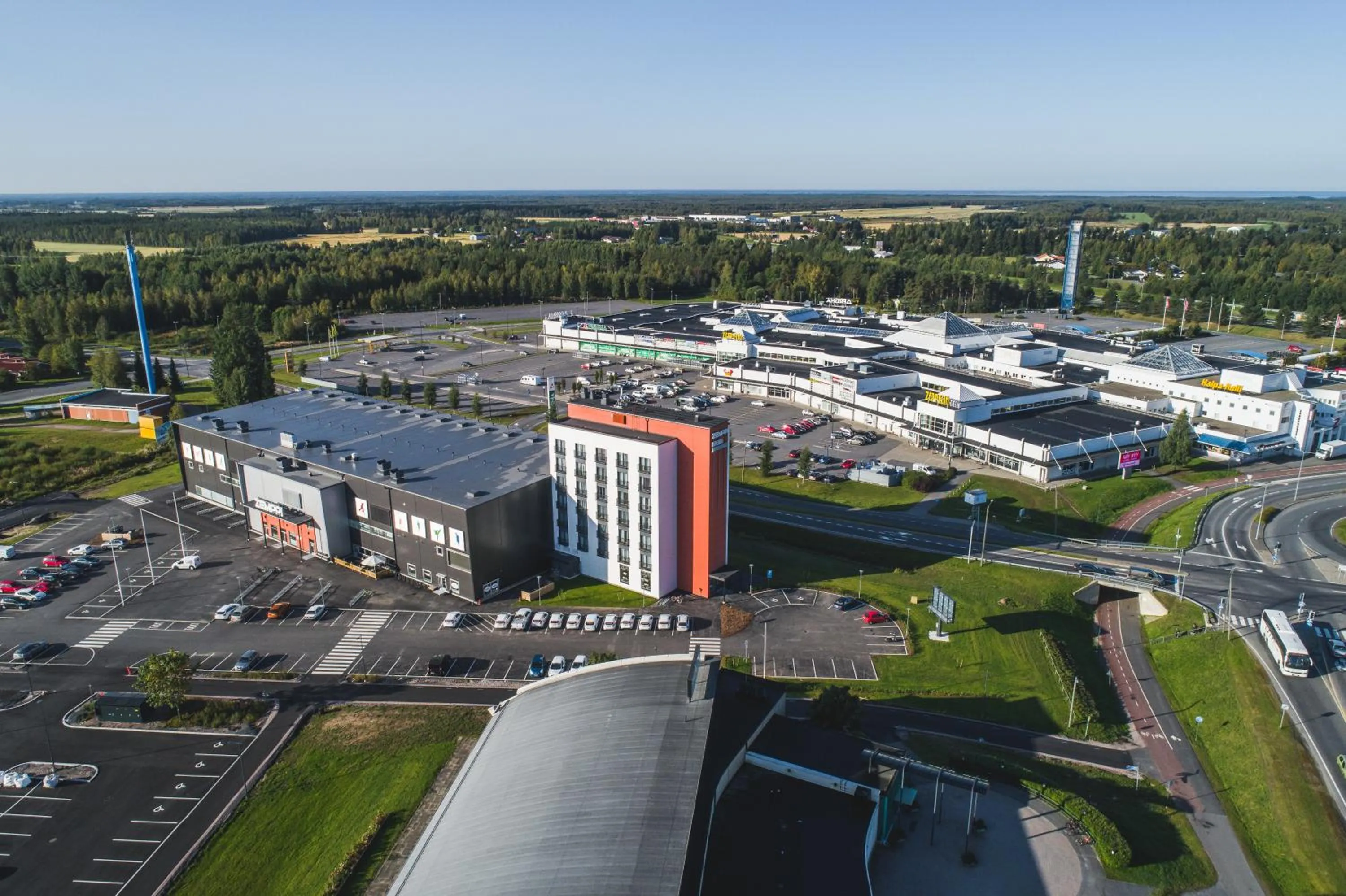 Bird's eye view in Forenom Aparthotel Kempele