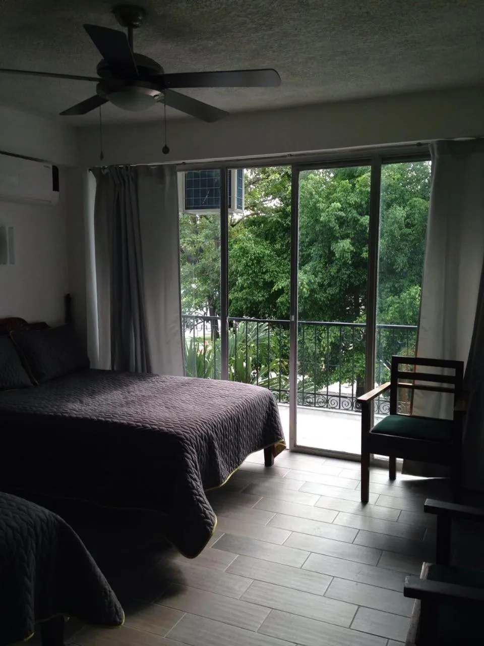 Bed in Hotel Flamingos Colima