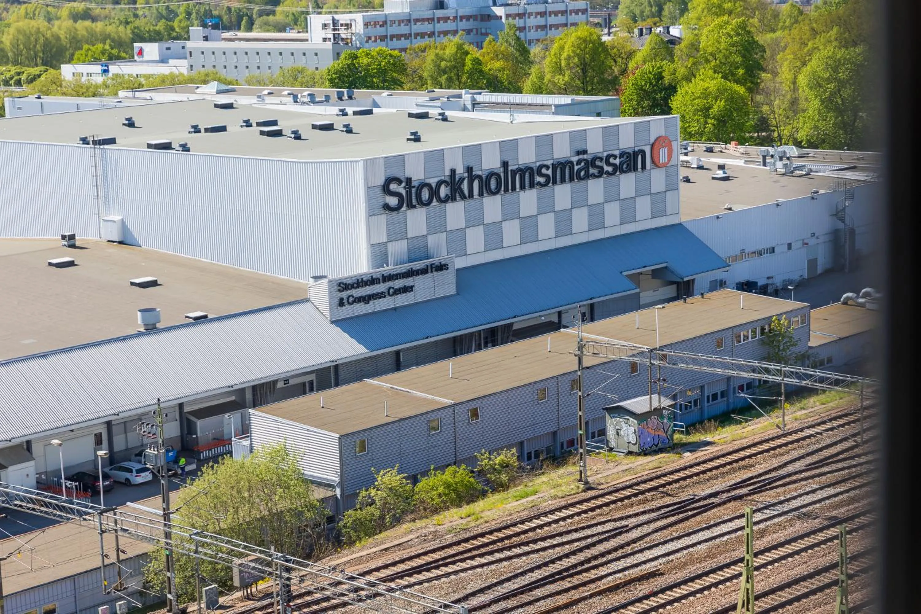 City view in ApartDirect Älvsjö