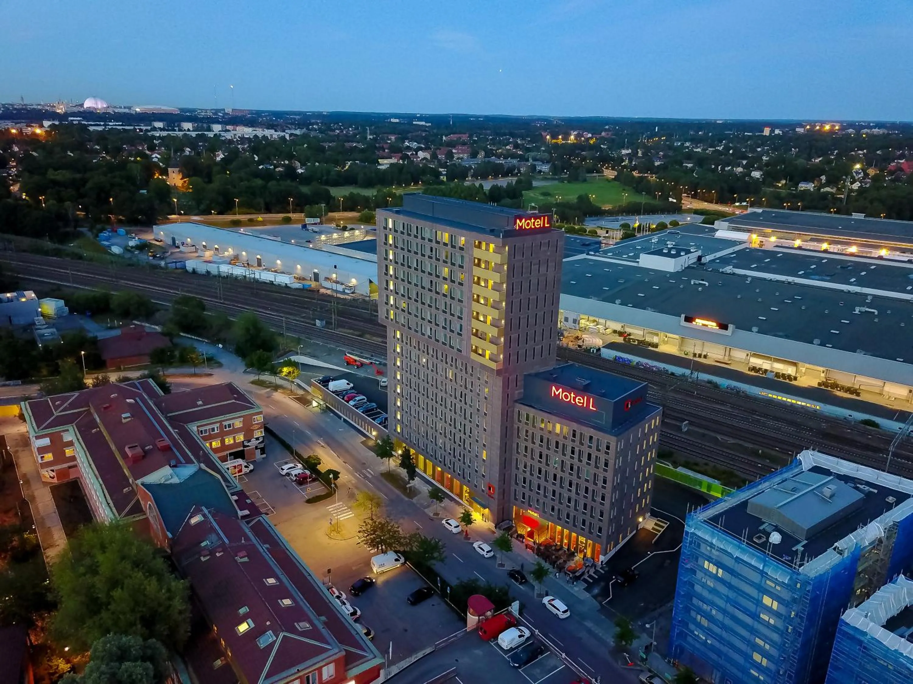 Bird's eye view in ApartDirect Älvsjö