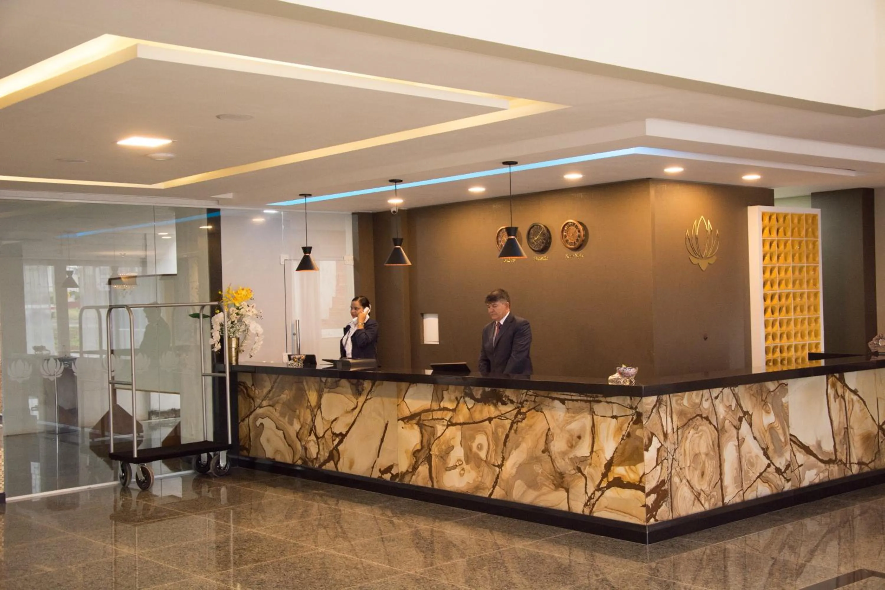 Lobby or reception in Pak Suítes Hotel