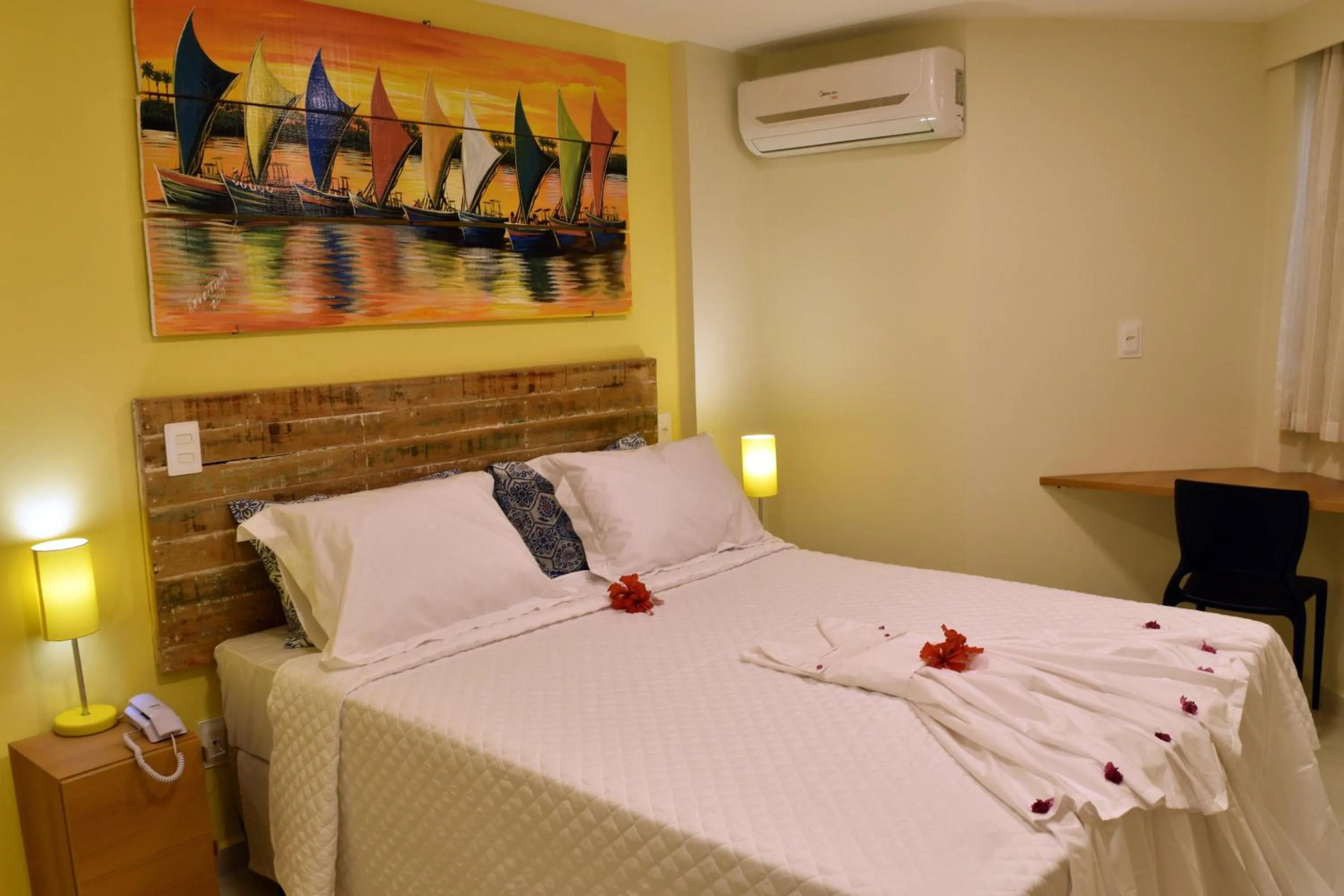 Bed in Pousada Maria Bonita Porto De Galinhas