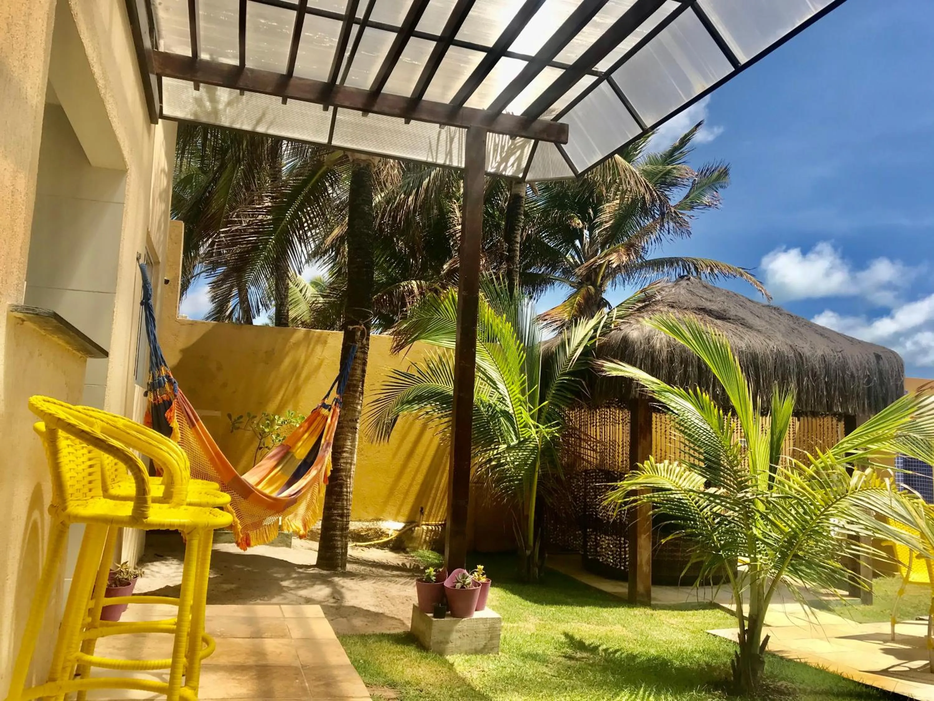 Balcony/Terrace in Pousada Maria Bonita Porto De Galinhas