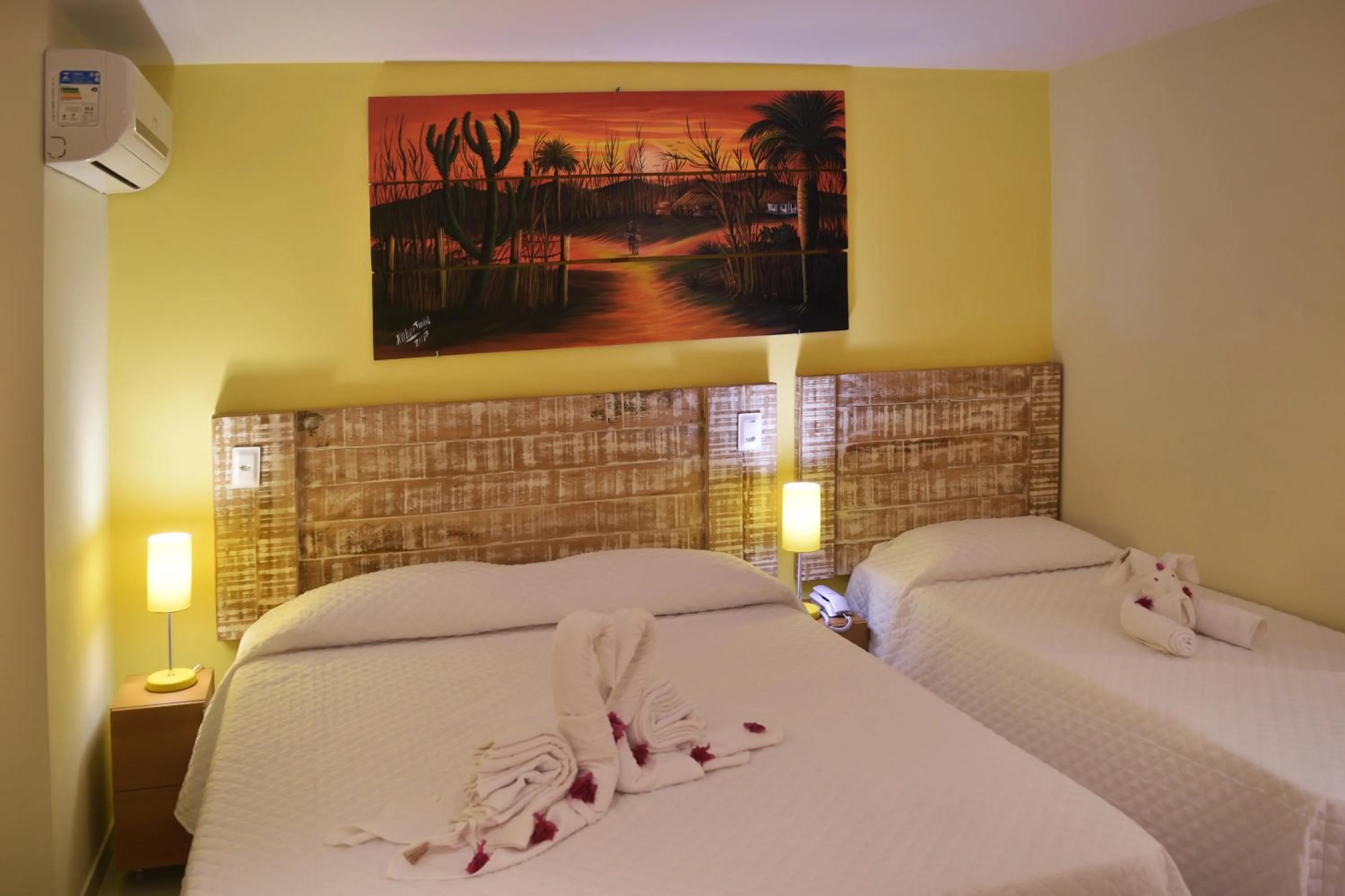 Bed in Pousada Maria Bonita Porto De Galinhas