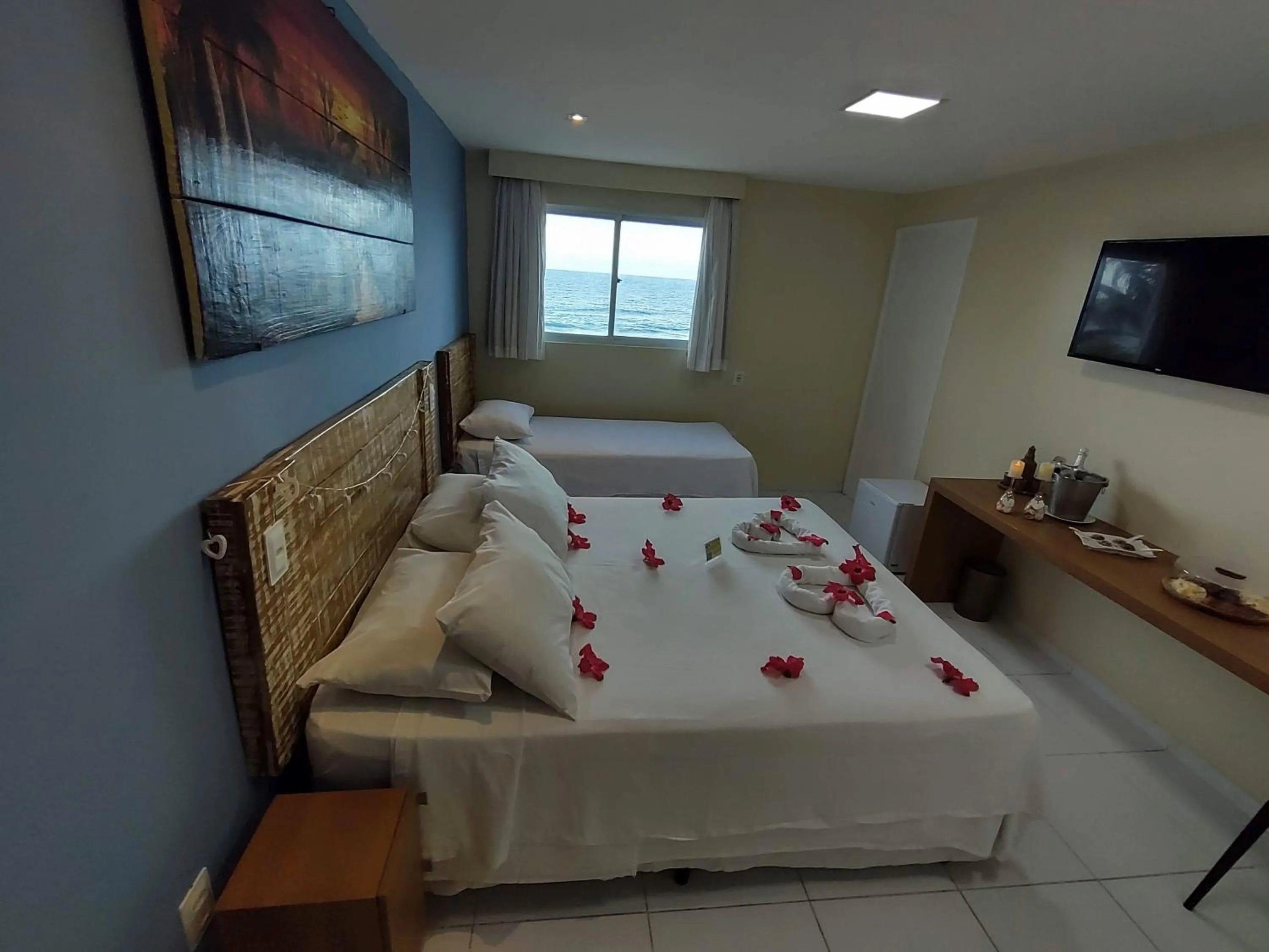 Bed in Pousada Maria Bonita Porto De Galinhas