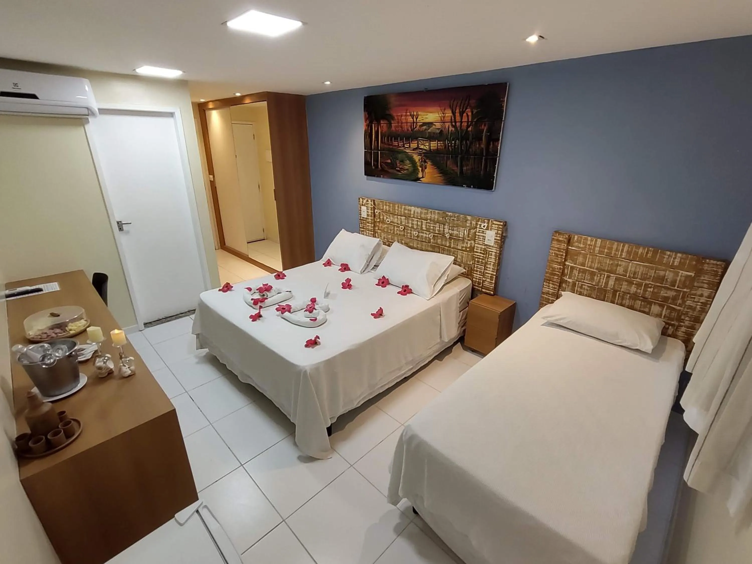 Bed in Pousada Maria Bonita Porto De Galinhas