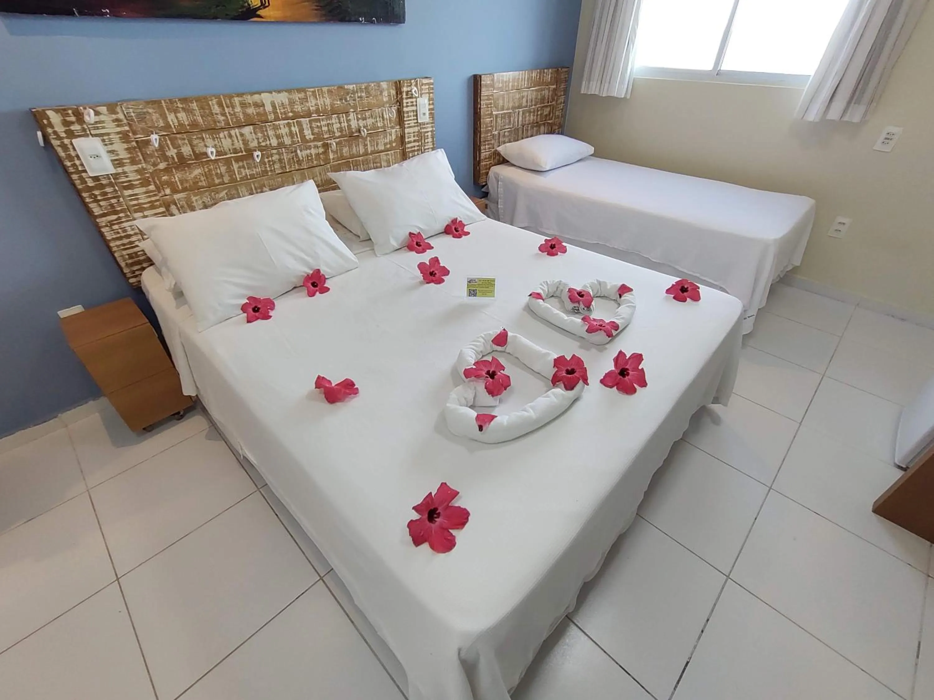 Bed in Pousada Maria Bonita Porto De Galinhas