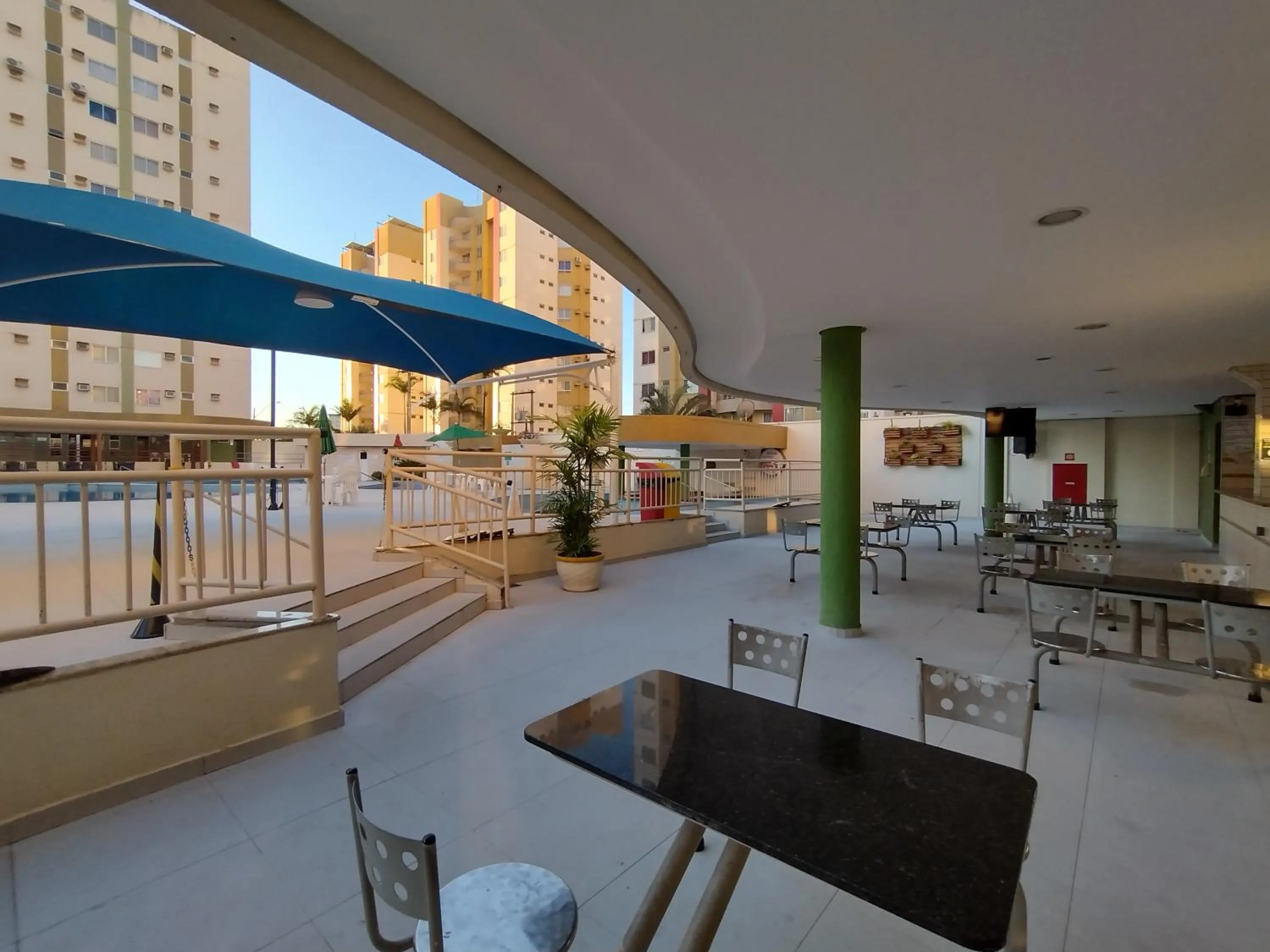 Dining area in Vitória das Thermas Caldas Novas - ACHEI FERIAS - Com Roupa de Cama