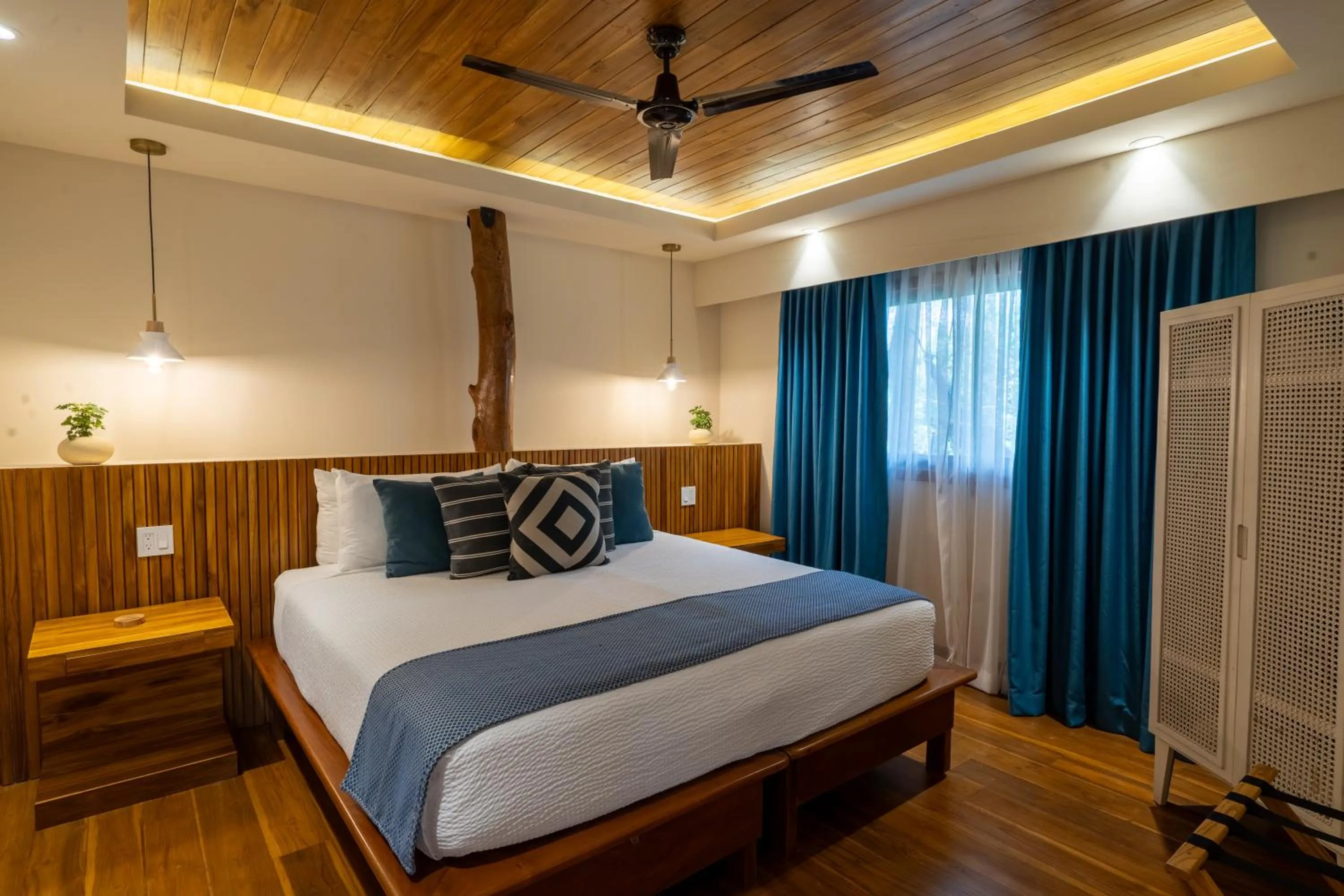 Bed in TreeCasa Hotel & Resort Nicaragua