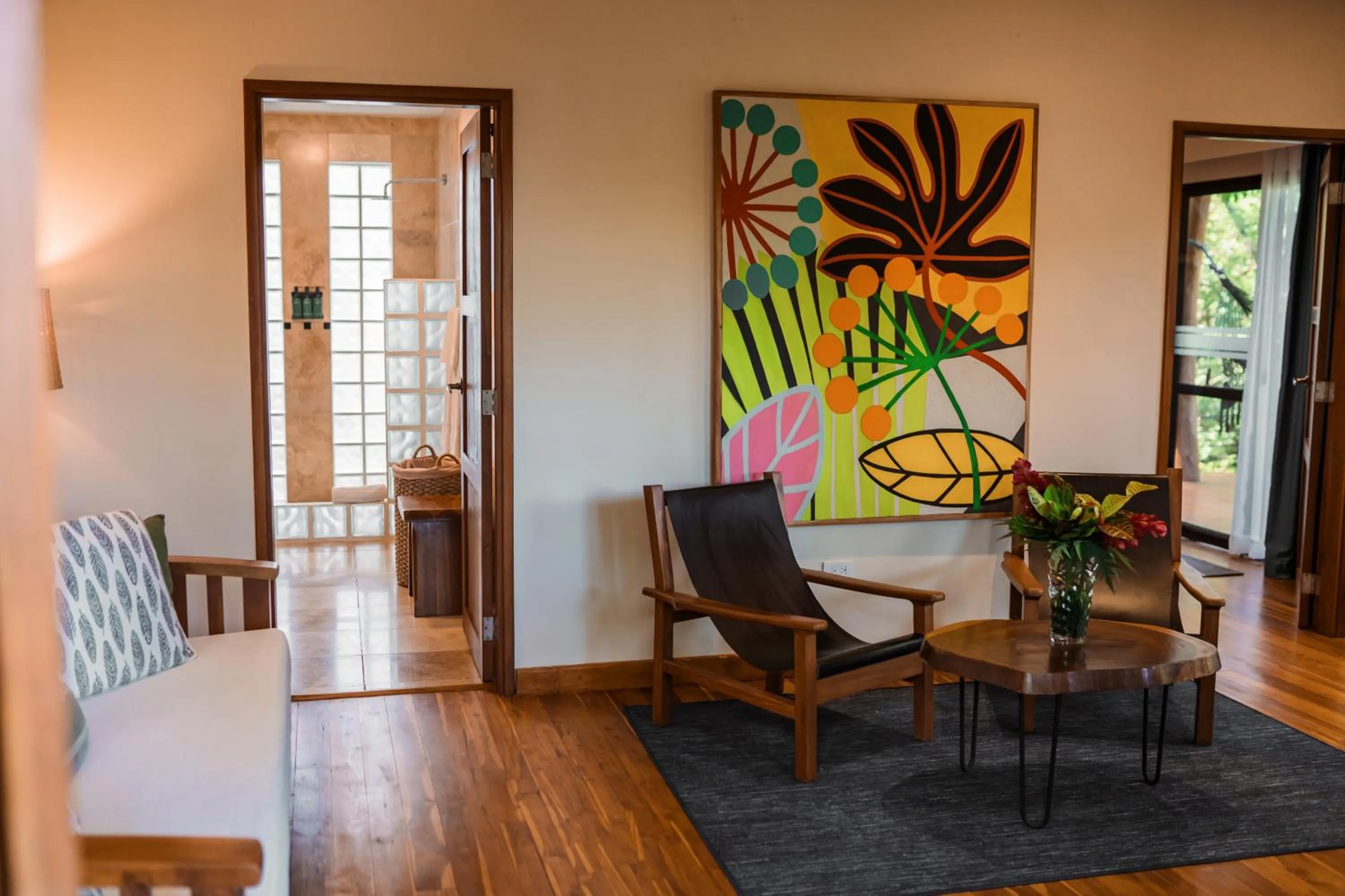 Living room in TreeCasa Hotel & Resort Nicaragua