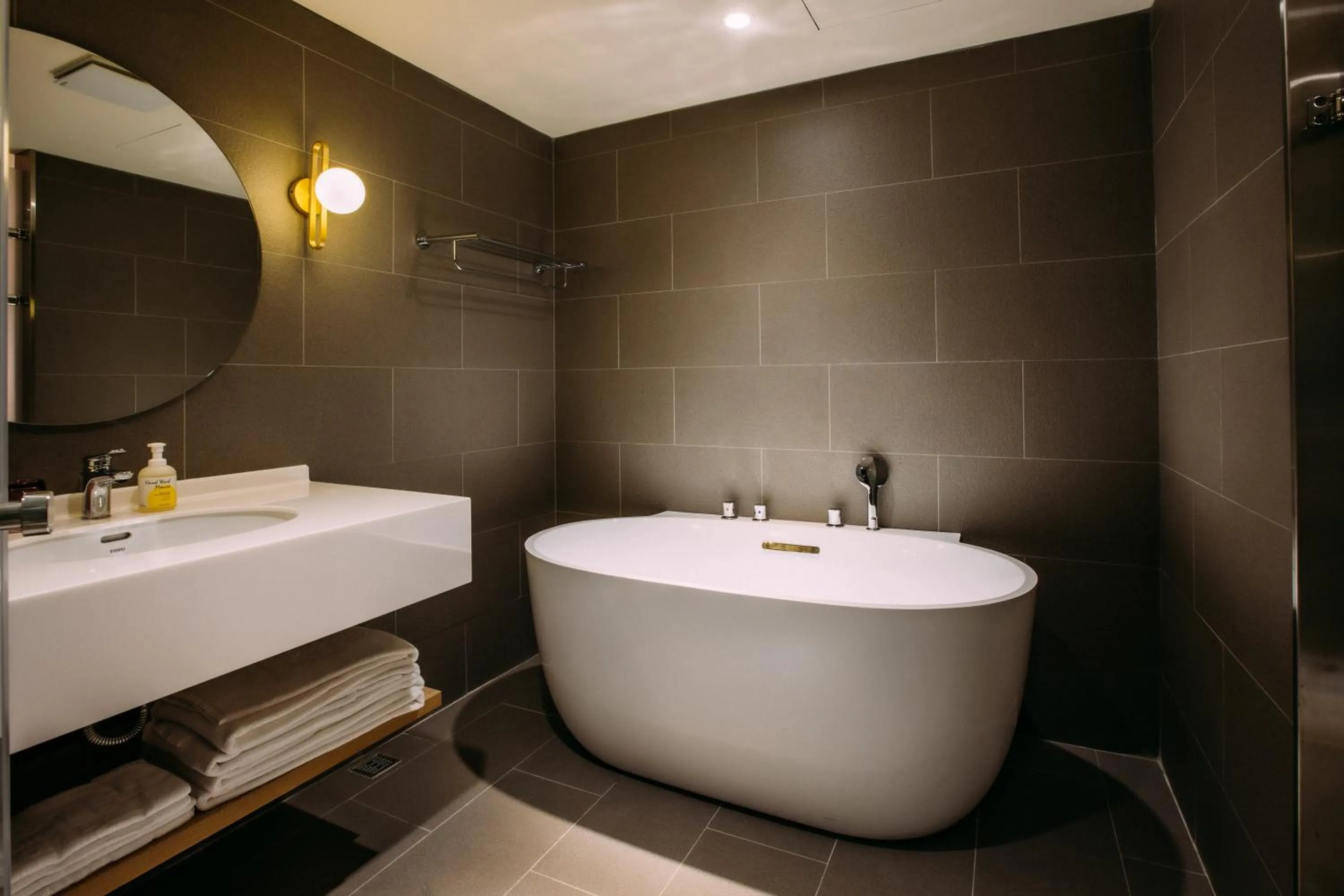 Bathroom in Mega Hotel