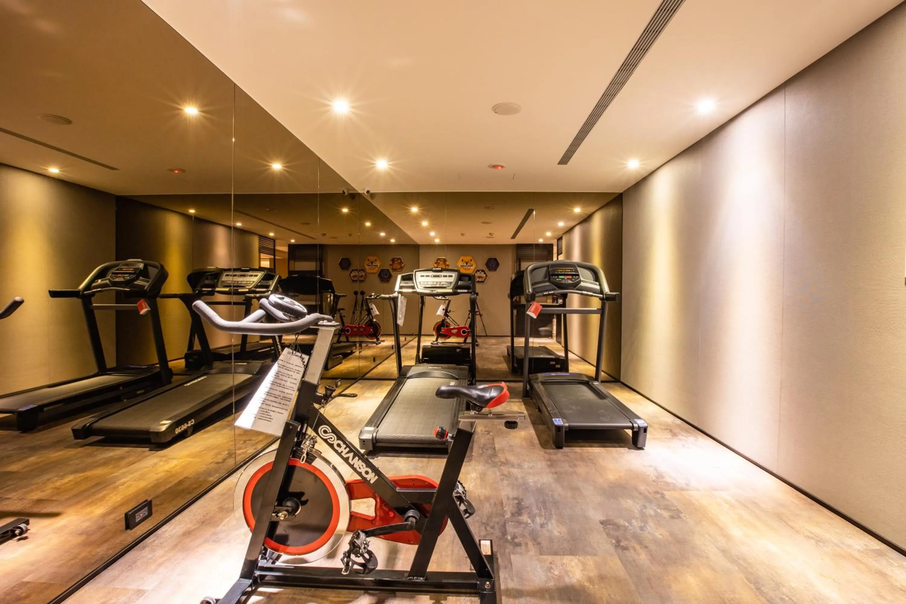 Fitness centre/facilities in Mega Hotel