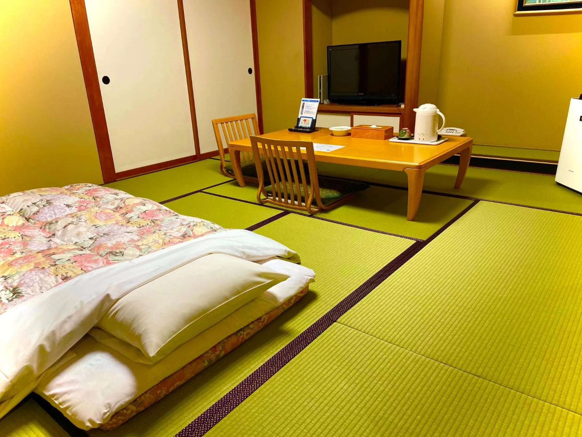 Bed in Yokote Central Hotel