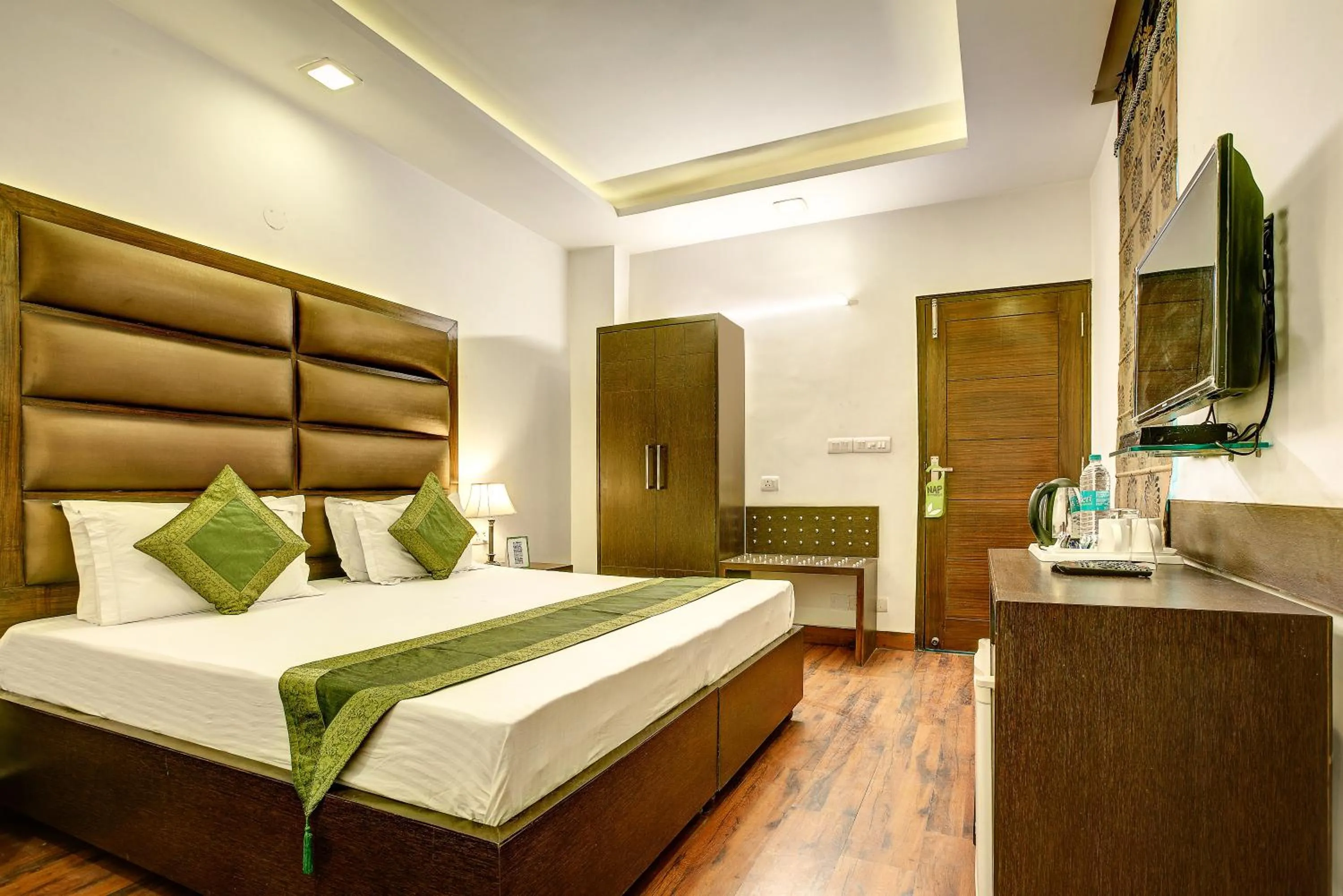 Bedroom, Bed in Treebo C T International