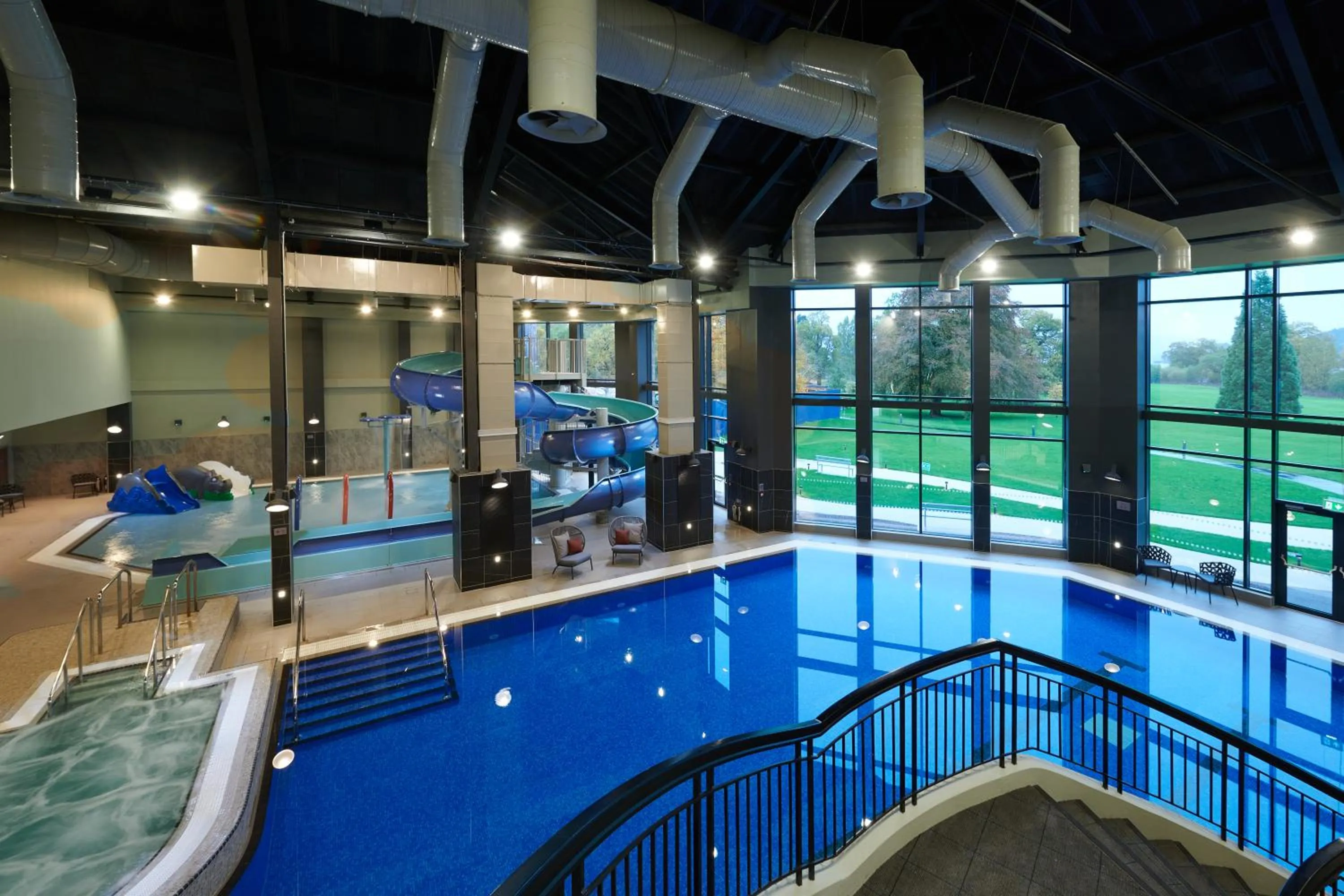 Swimming pool in Cameron House on Loch Lomond