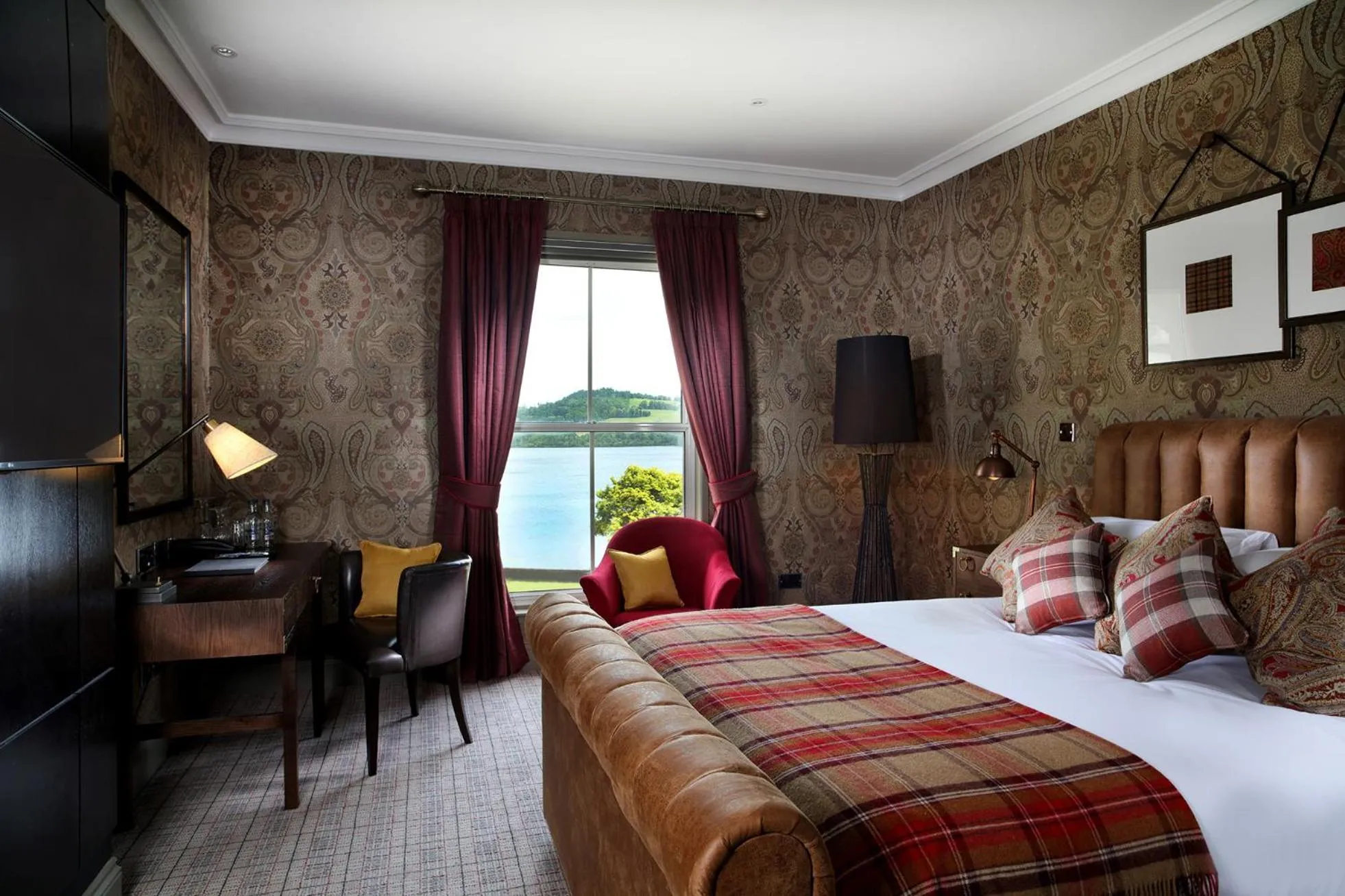 Photo of the whole room, Bed in Cameron House on Loch Lomond