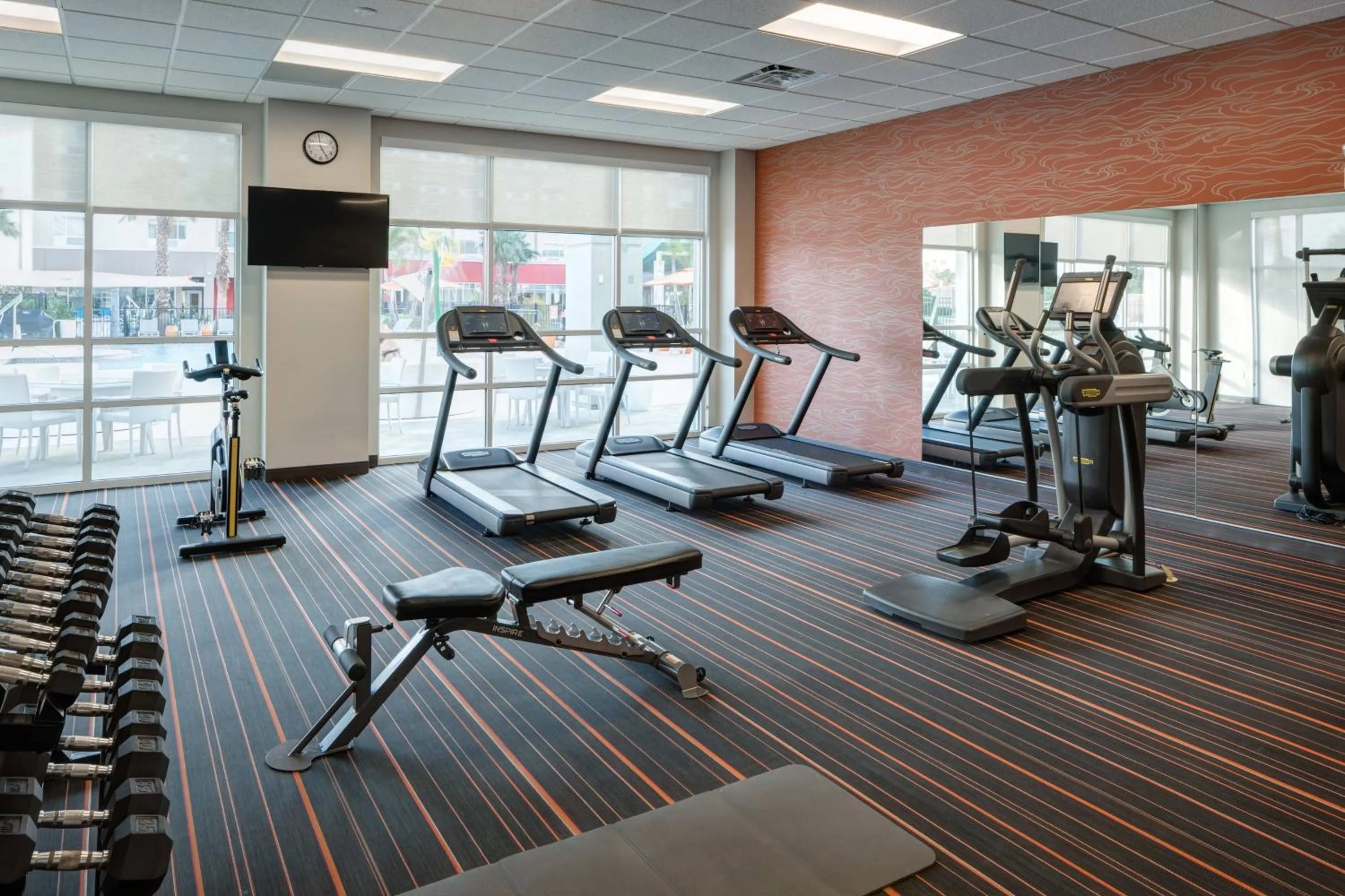 Fitness centre/facilities in TownePlace Suites by Marriott Orlando at SeaWorld