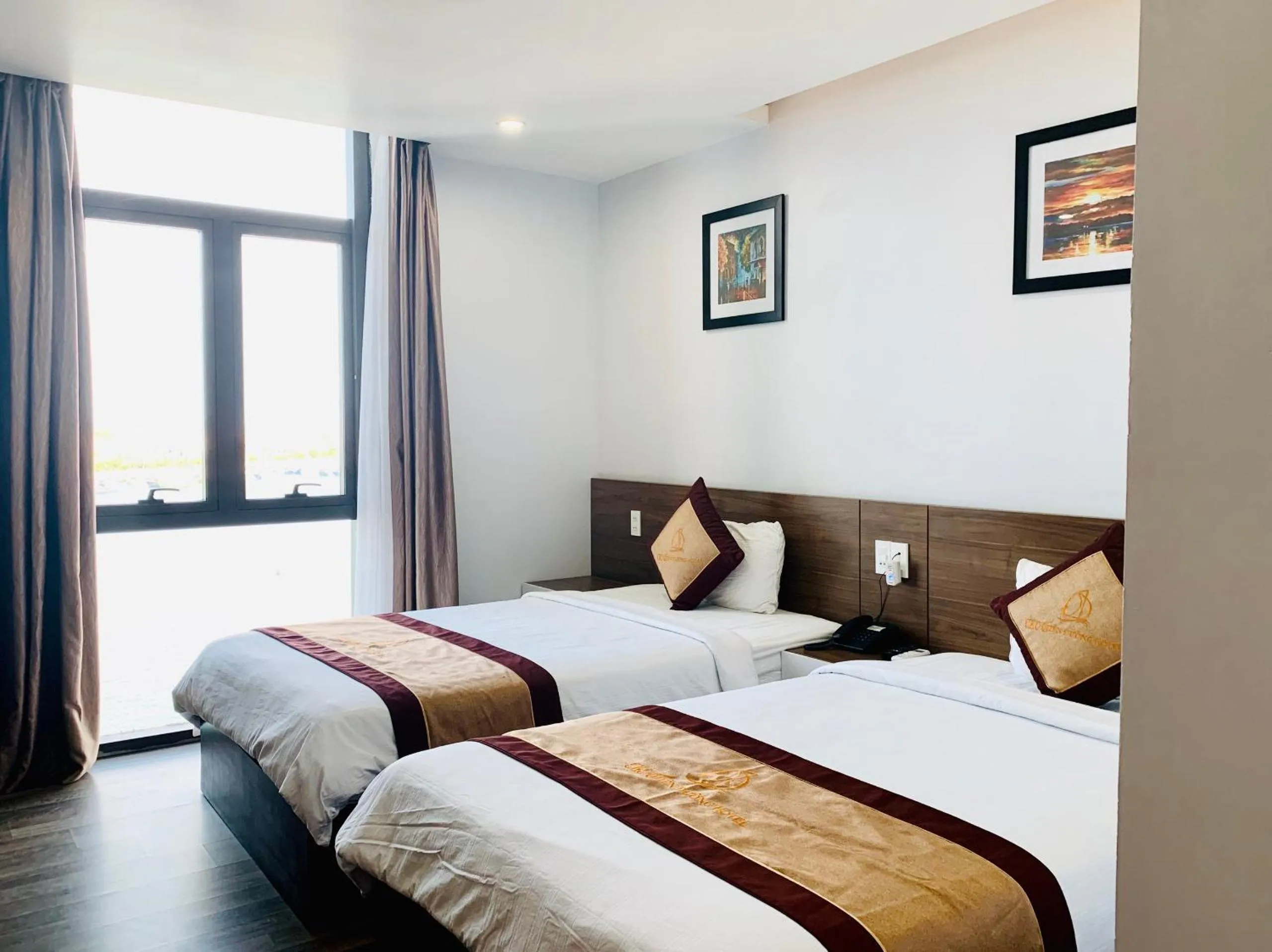 Bed in CKC Thien Duong Hotel